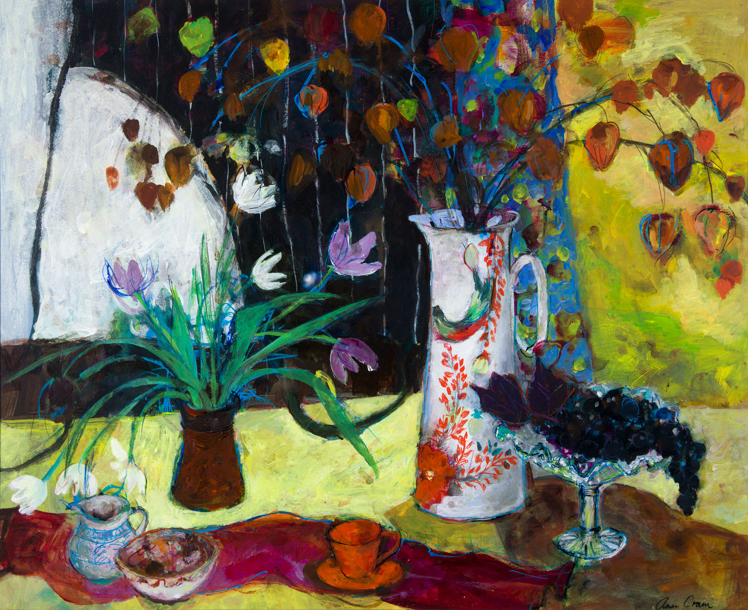 Ann Oram, Yellow Still-life