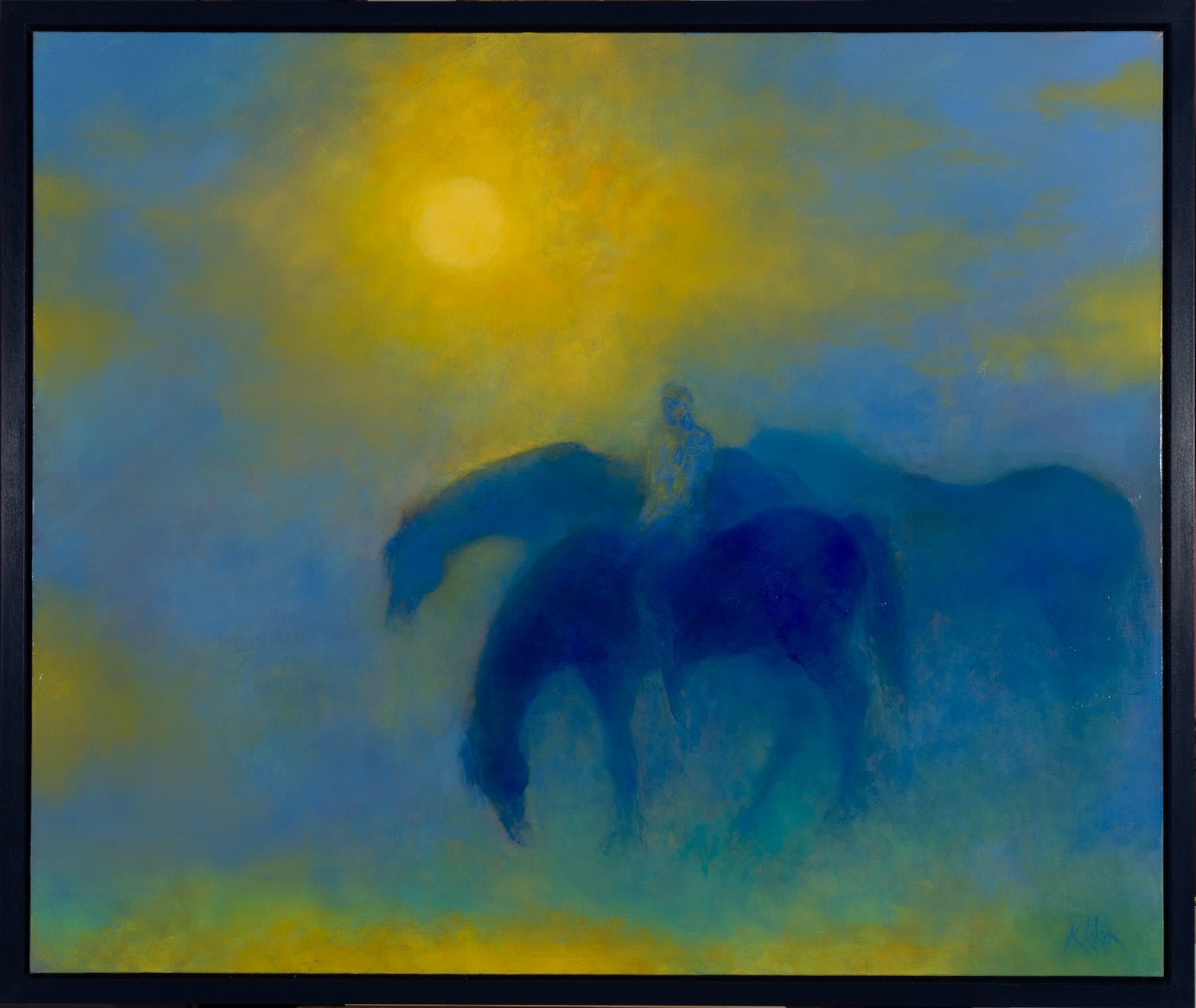 Kirstie Cohen, Blue Horses, 2025
