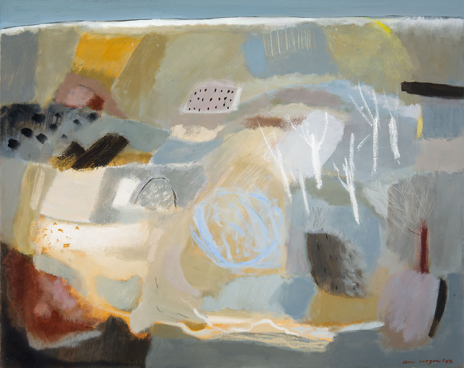 Ann Wegmuller RSW, Pond Discovered