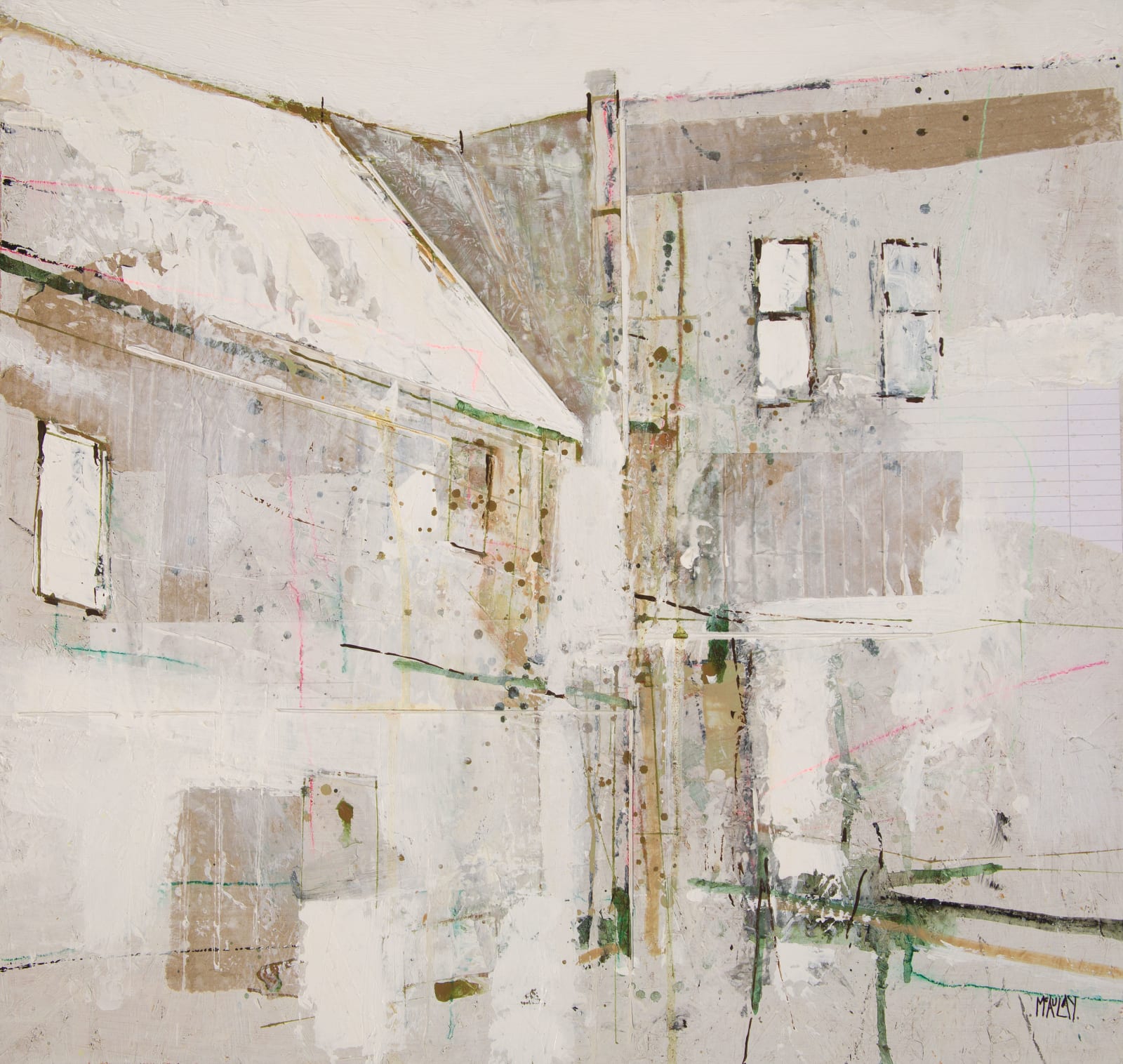 Robert McAulay, White Roofs 4, 2019