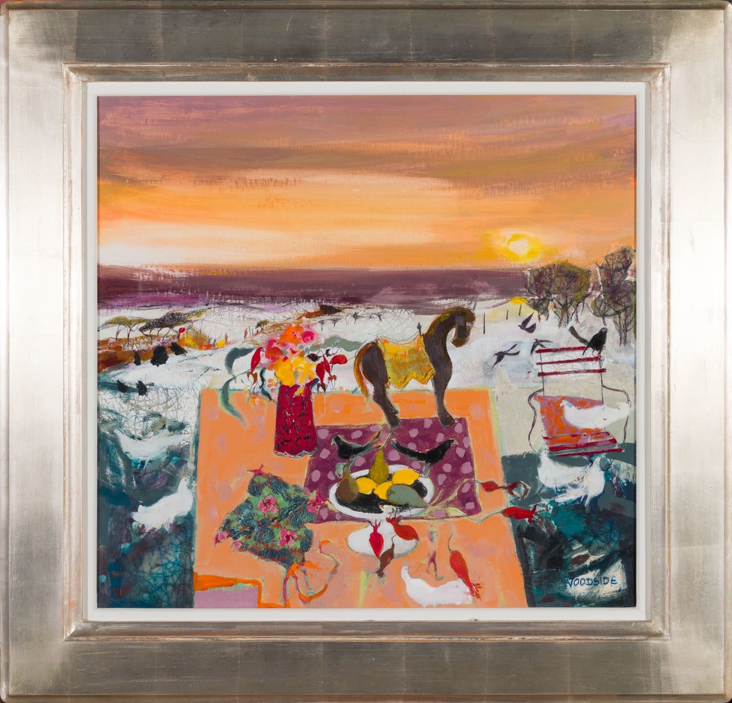 Christine Woodside RSW RGI, Autumn Evening, Fife