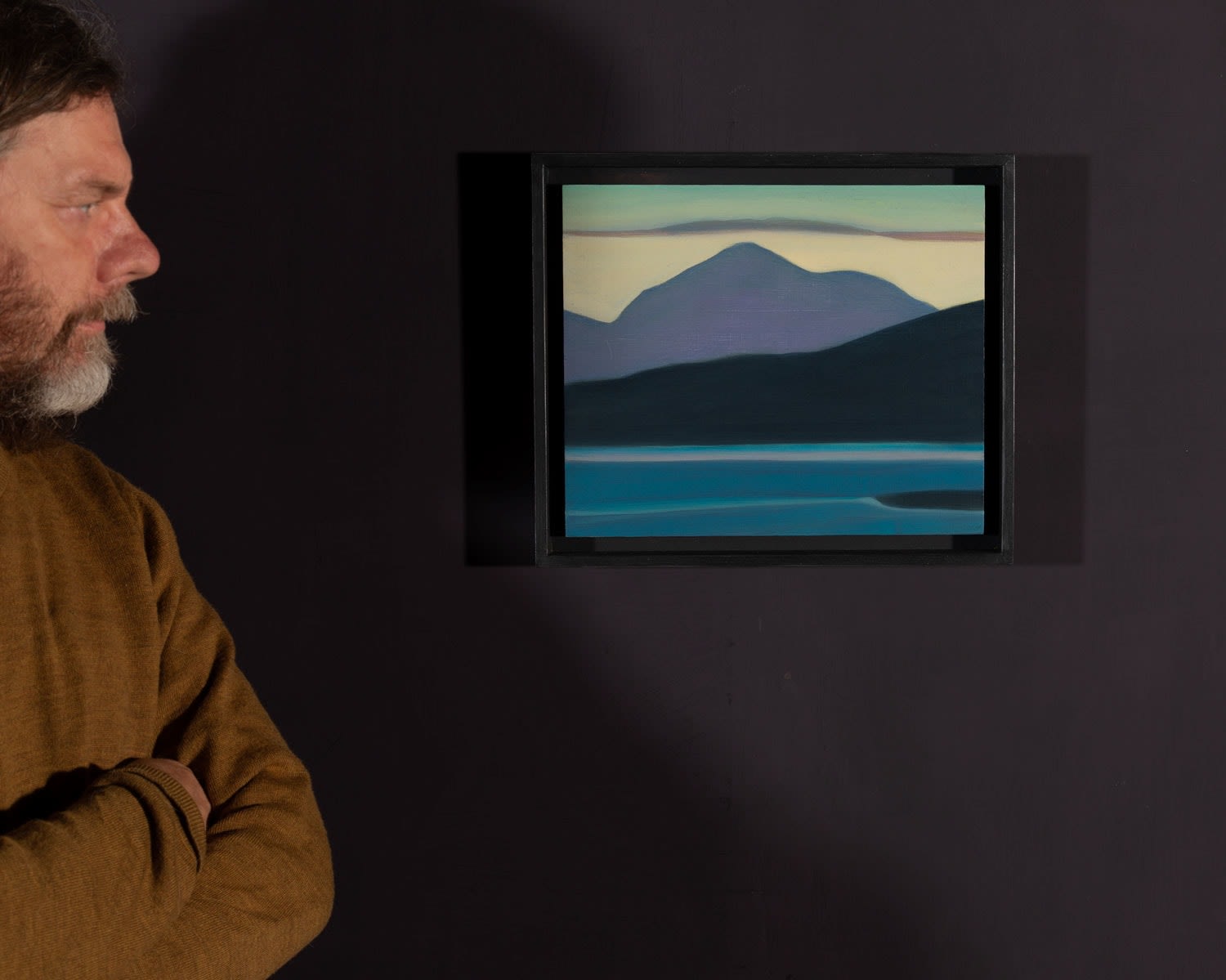 Jane MacNeill, Tiorga Mòr, dusk study, 2022