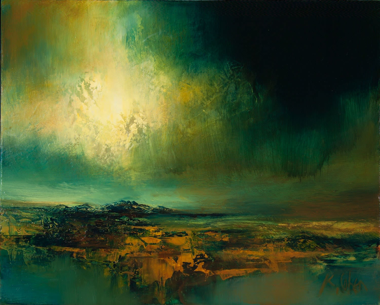 Kirstie Cohen, Yellow Light, Brown Earth, 2016