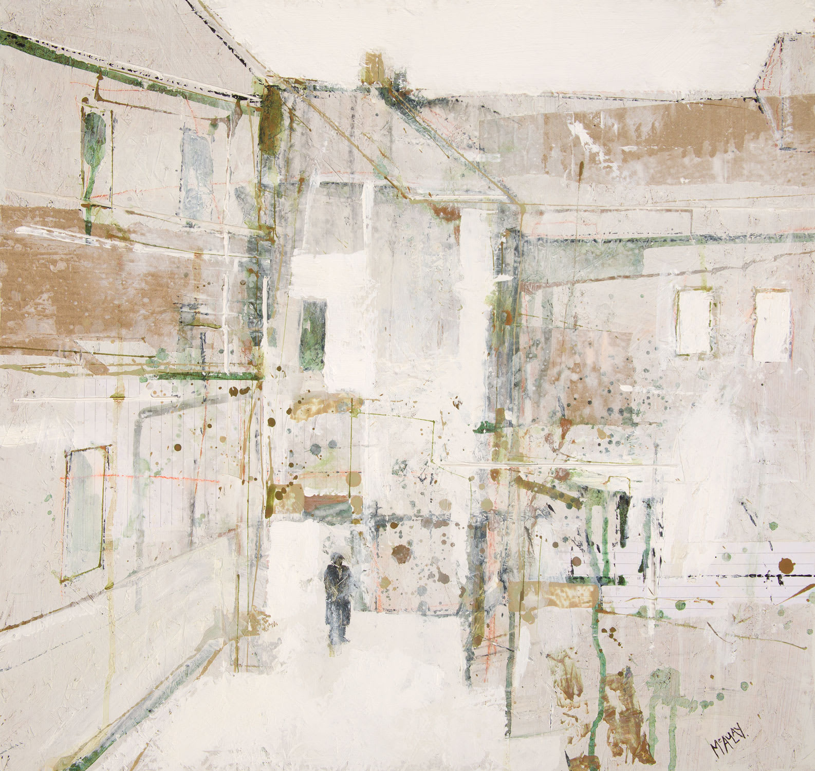 Robert McAulay, White Roofs 3, 2019