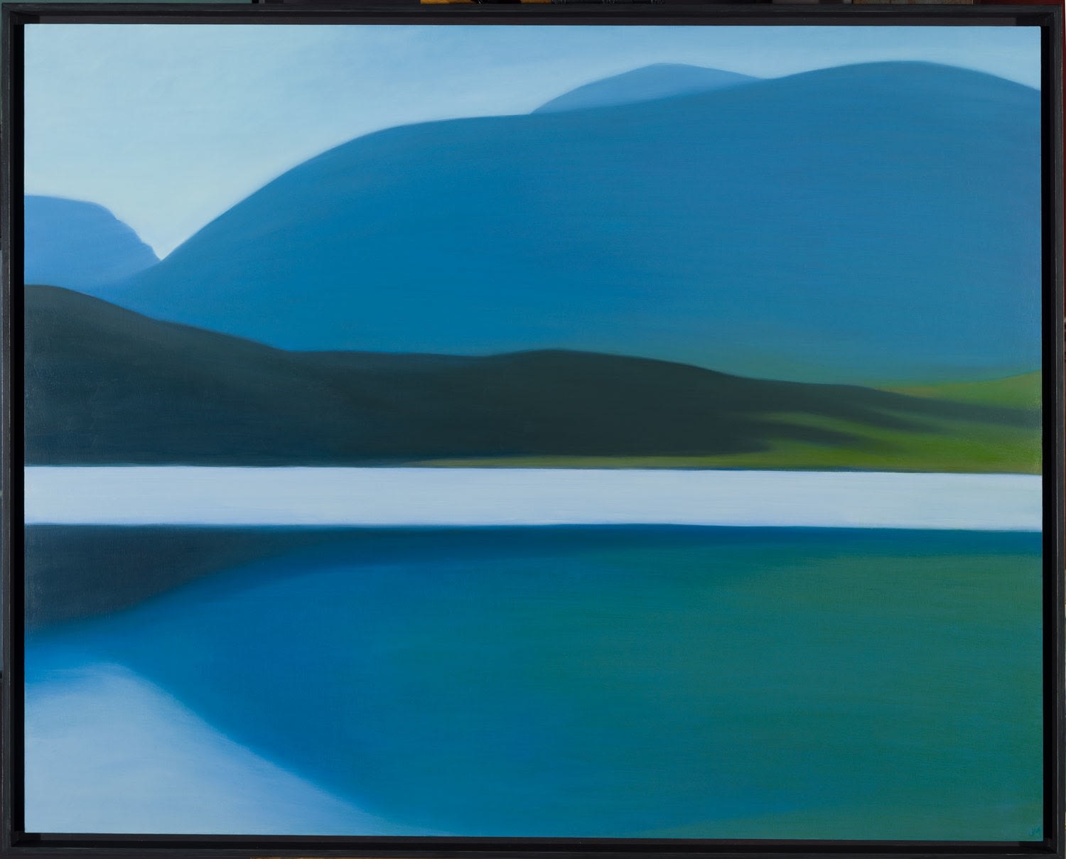 Jane MacNeill, Green and Blue, Loch Pityoulish, 2023
