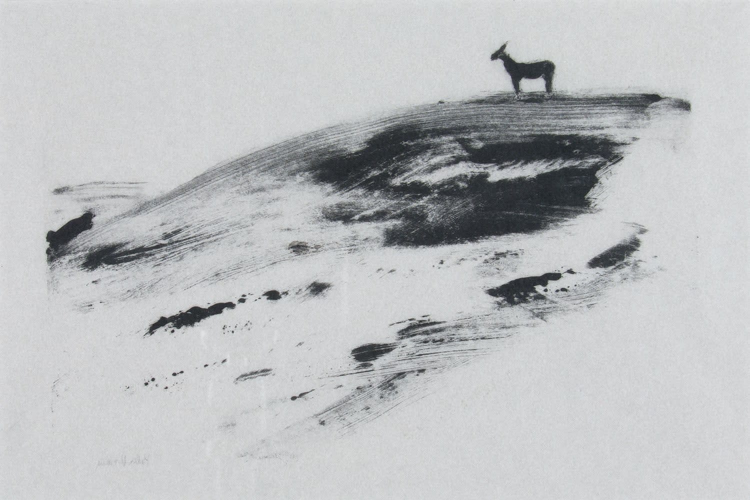 Helen Denerley, Goat on a Hill, 2023