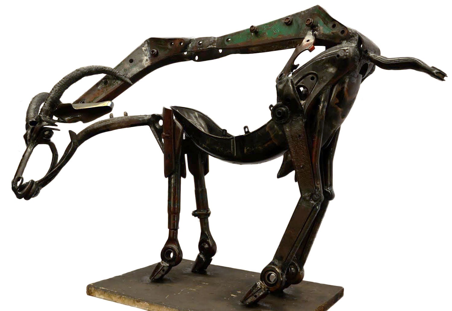 Helen Denerley Moujntain Goat sculpture Kilmorack