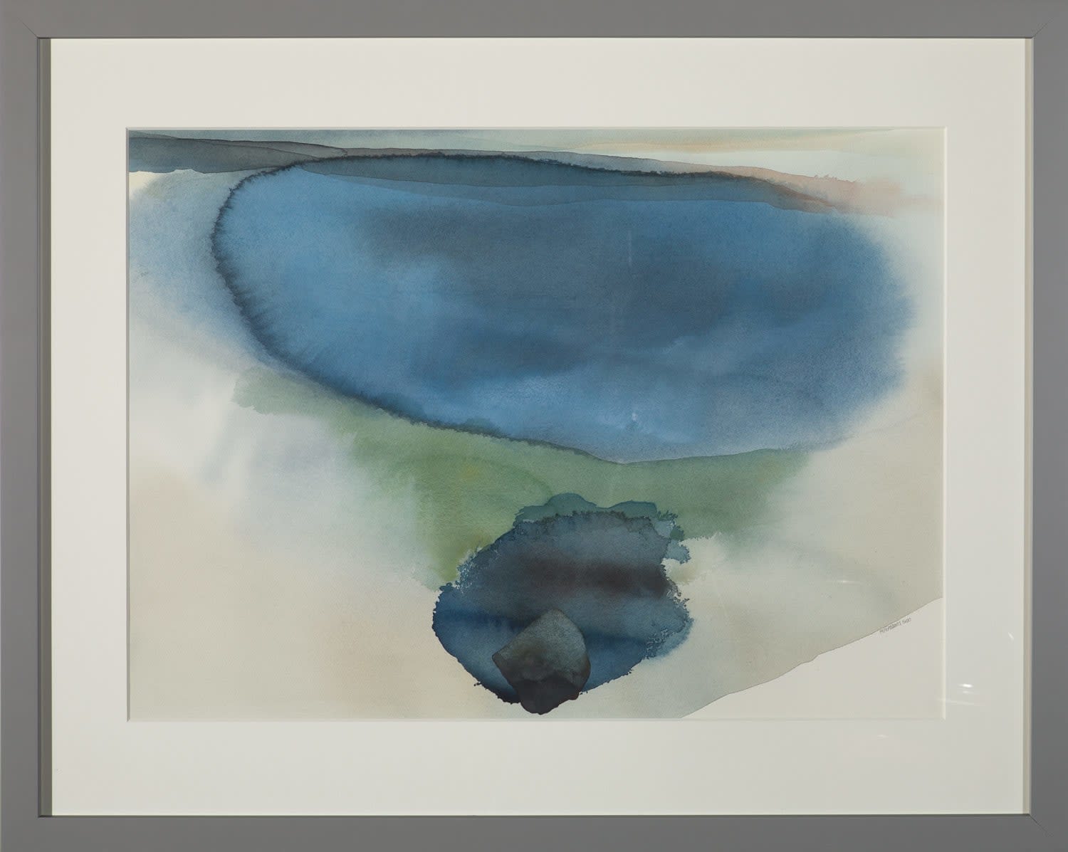 Peter Davis RSW, Pools on Skelda Ness, 2020