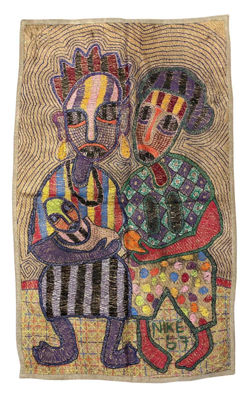 Nike Davies-Okundaye, Loving family, 1967
