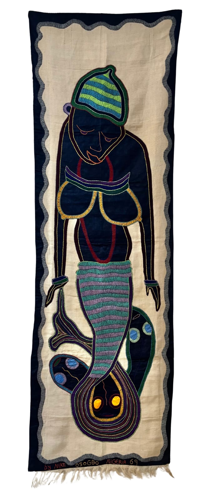 Nike Davies-Okundaye, Osun Goddess, 1969