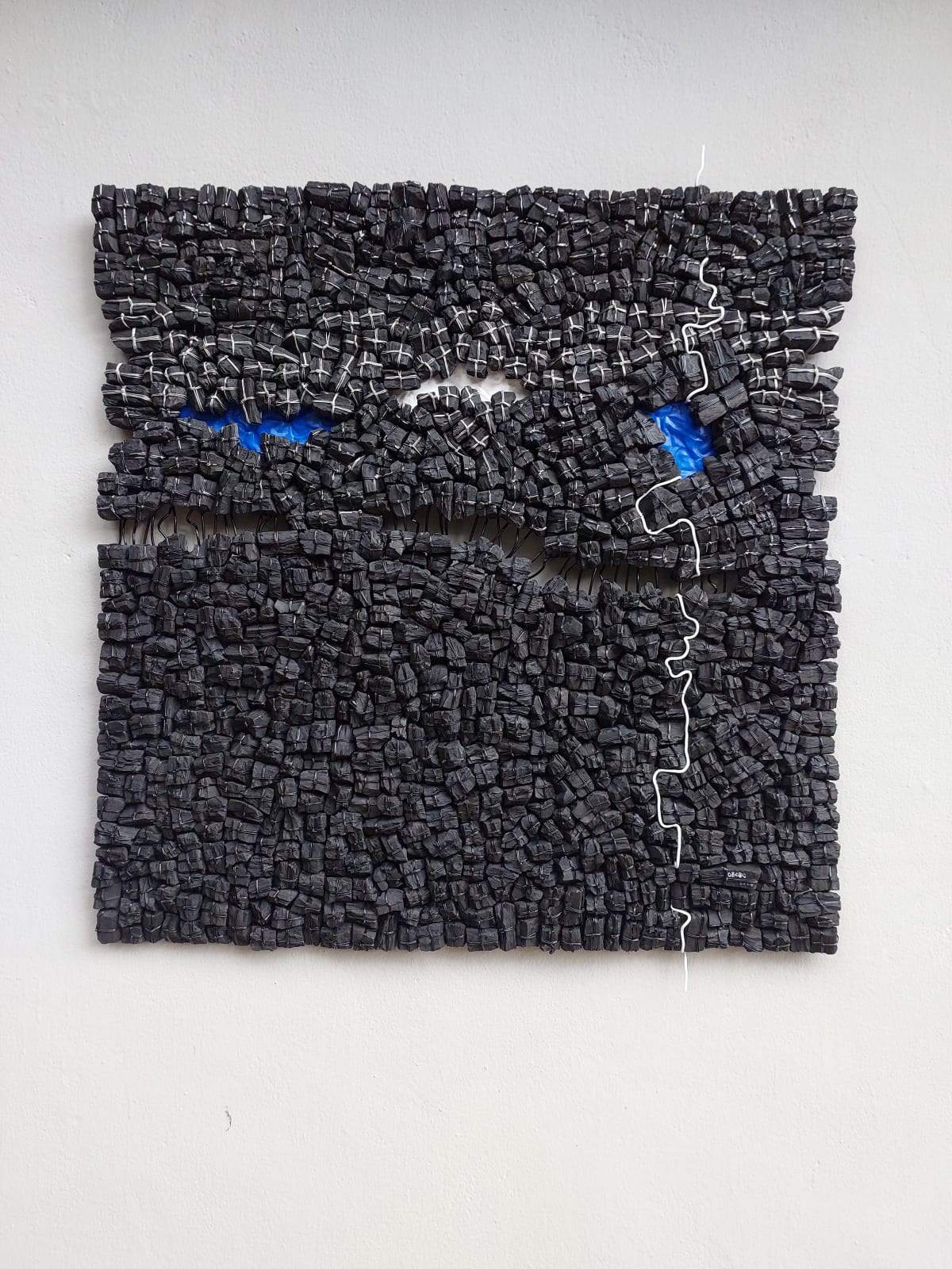 Eva Obodo, We Hired a Carpenter to Patch the Cloth, 2024