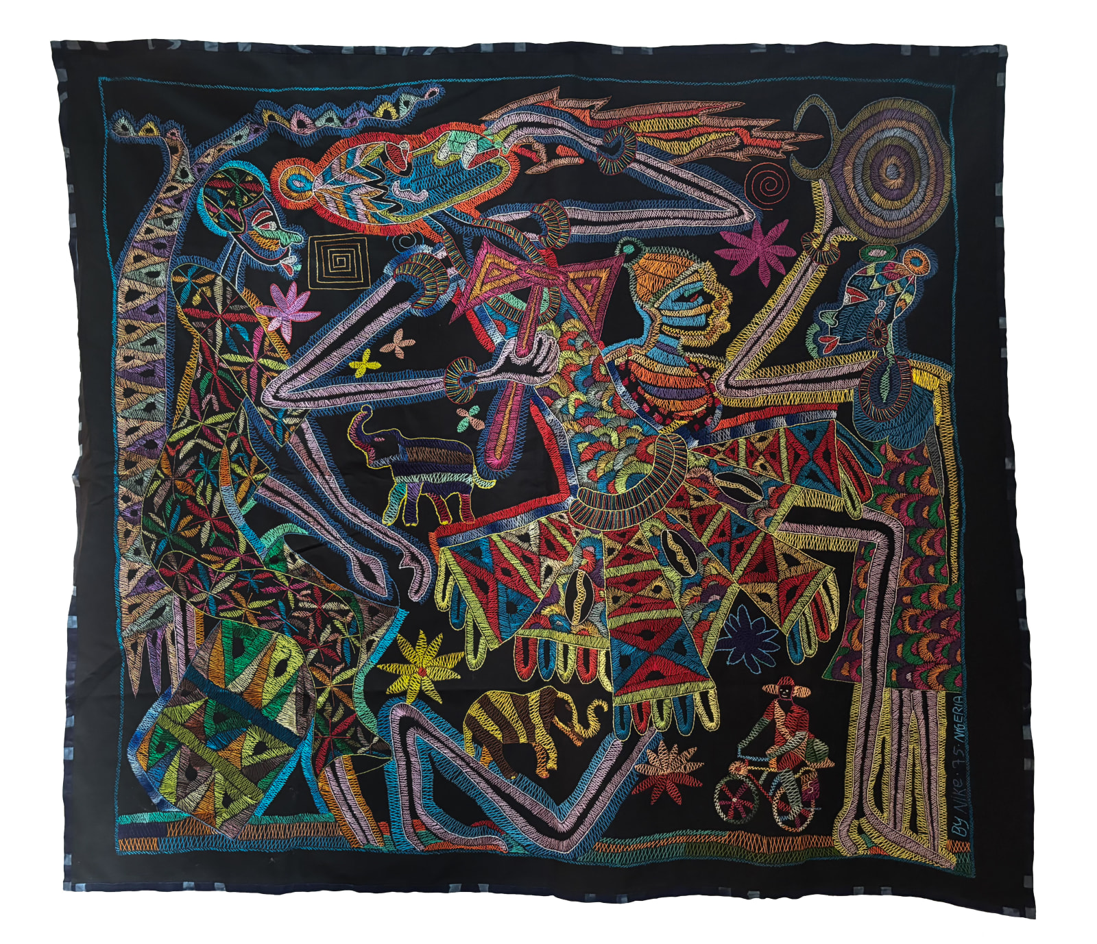 Nike Davies-Okundaye, Strength of a woman, 1973