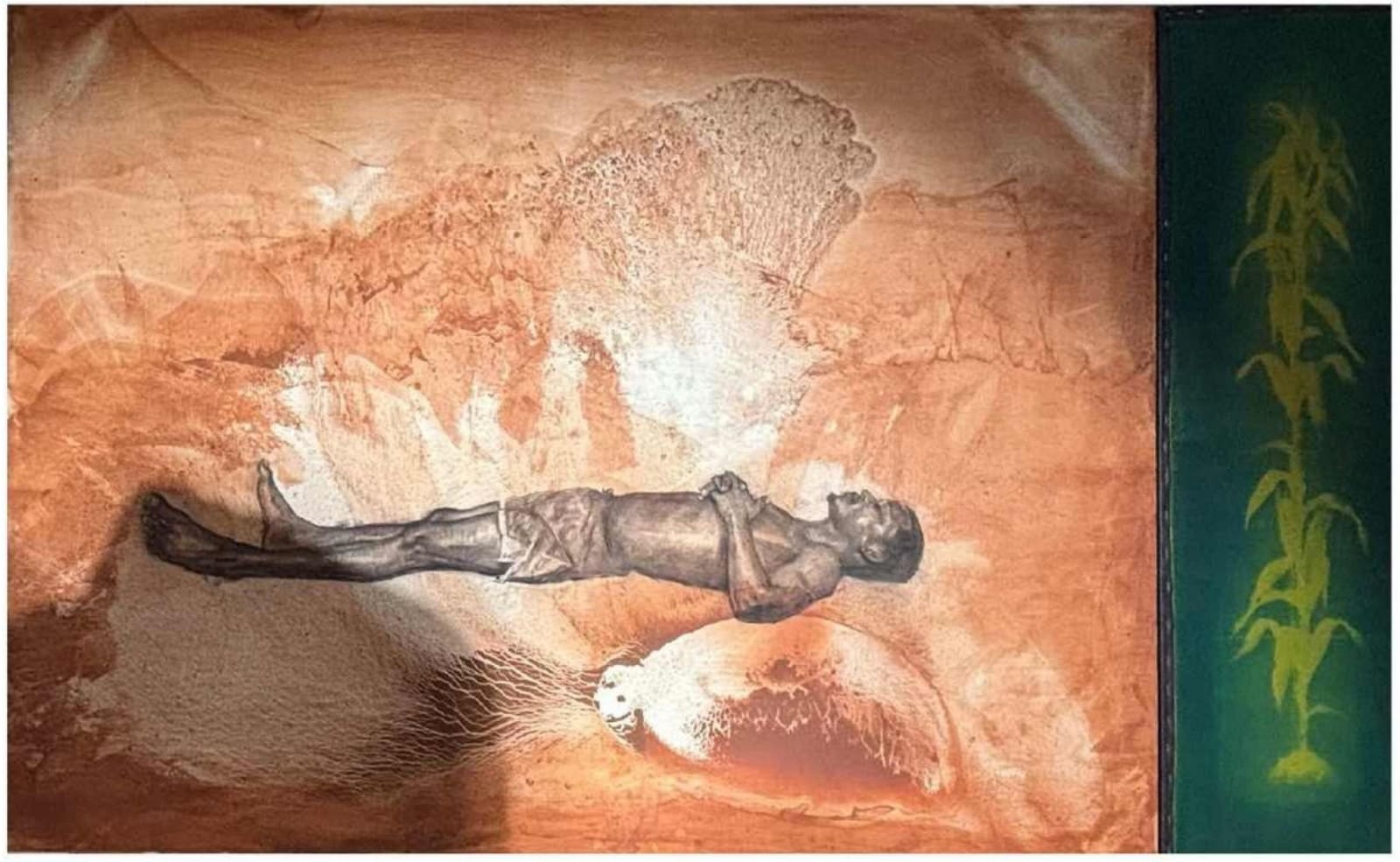 Christopher Samuel Idowu, Parable of a Seed Sown in Hope (Diptych), 2025