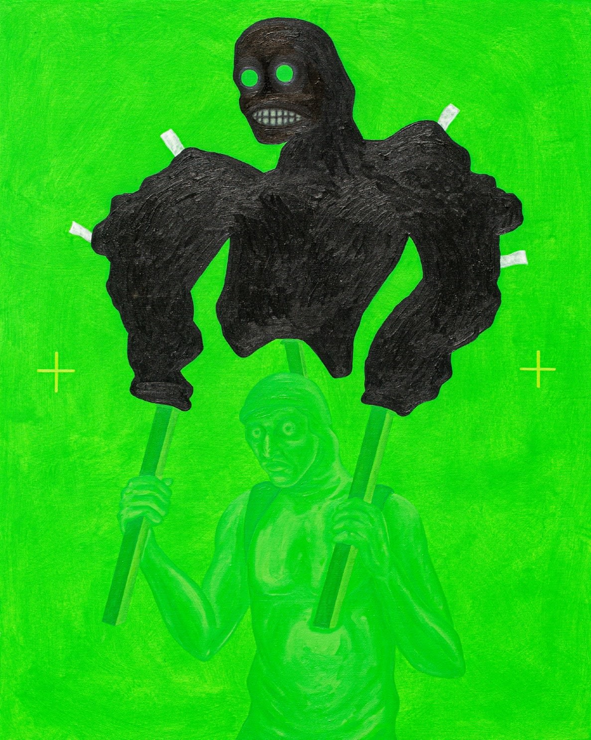 Thebe Phetogo, Proposition 2 - Material Need and Practical Effects, Painting 2, 2022