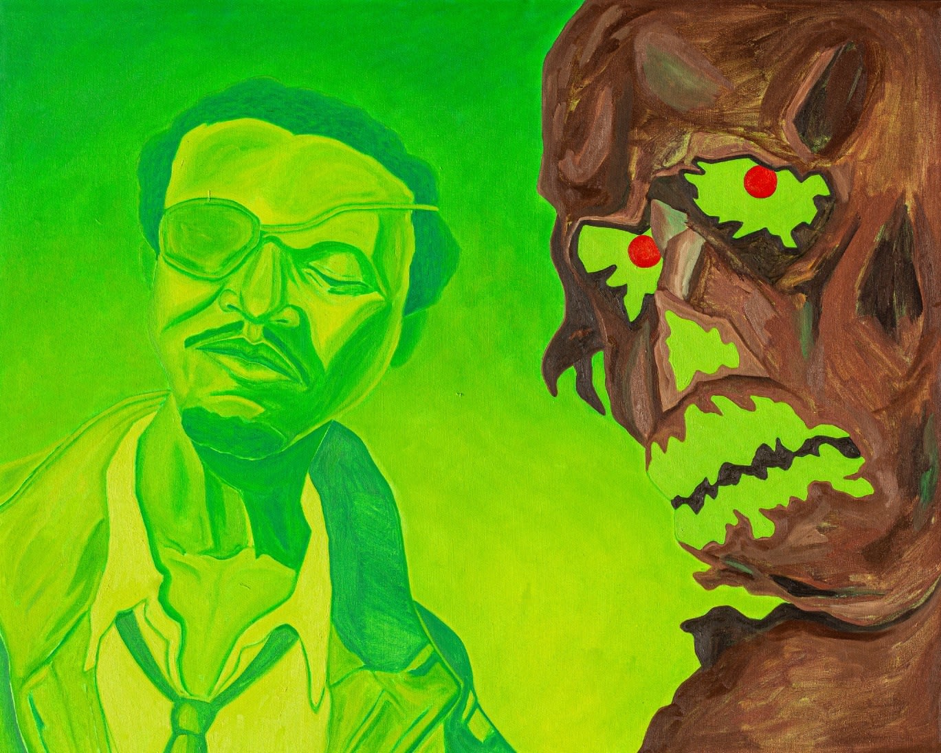 Thebe Phetogo, Proposition 5 - Zombie Figuration, Painting 3, 2022