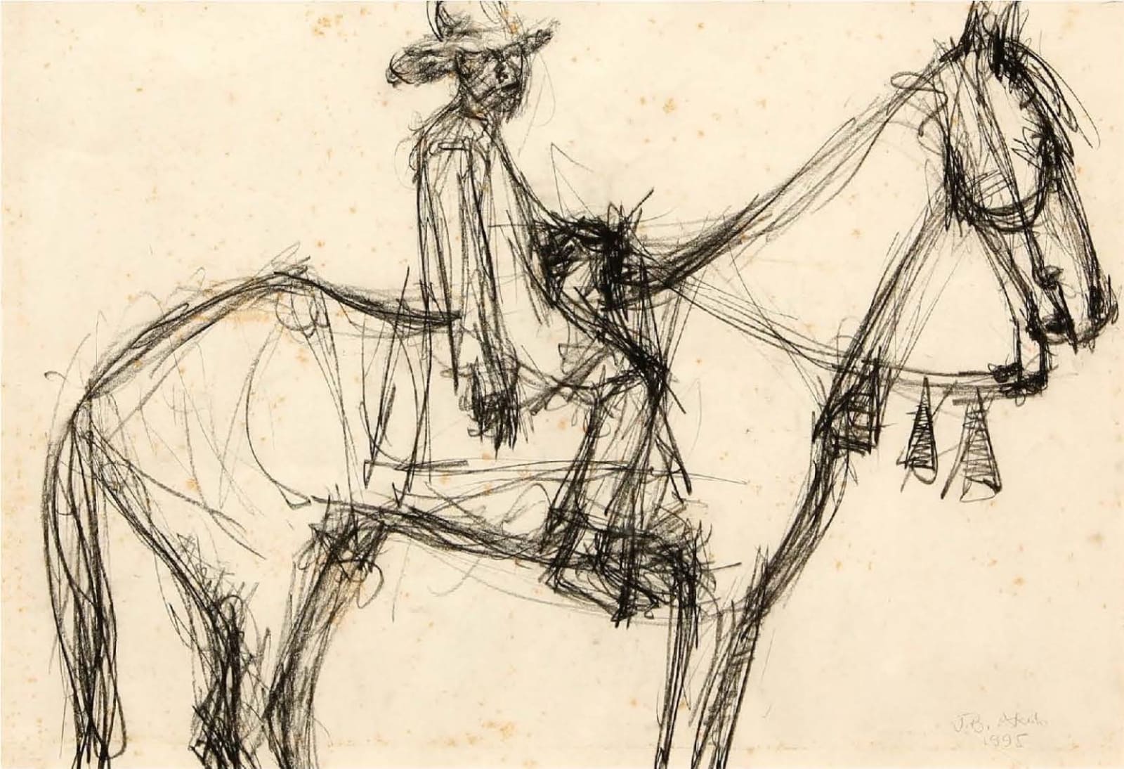 Jimo Akolo, Horse Man I, 1995