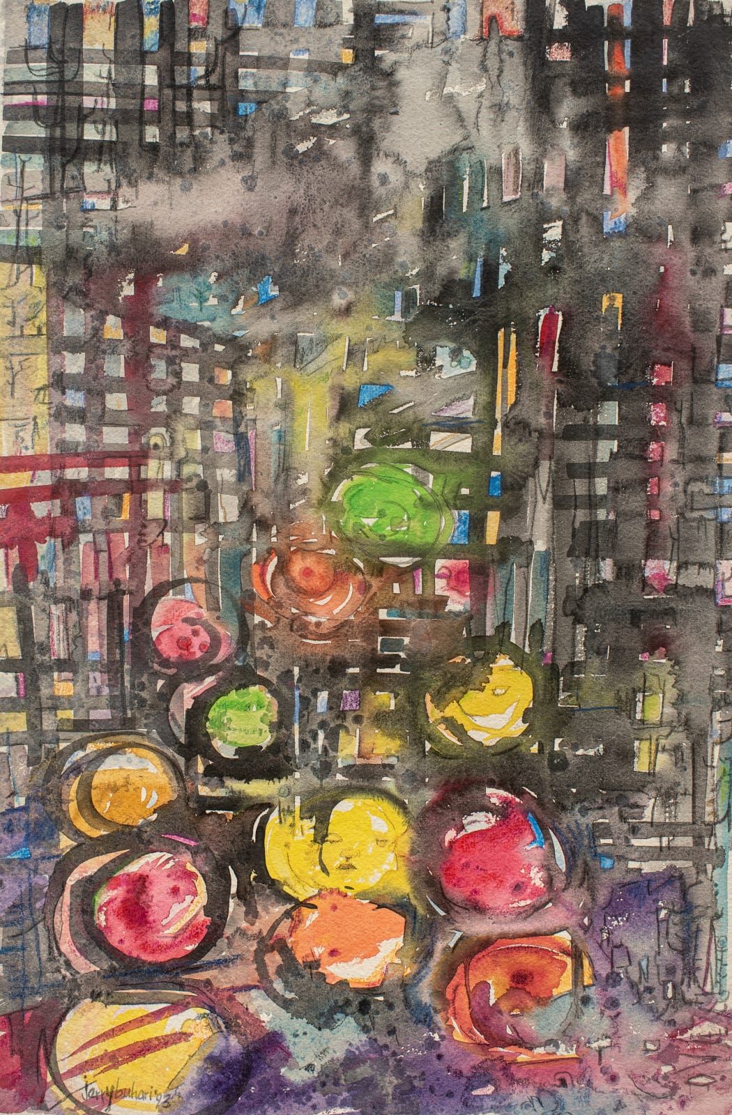 Jerry Buhari, Lure of the city II, 1993