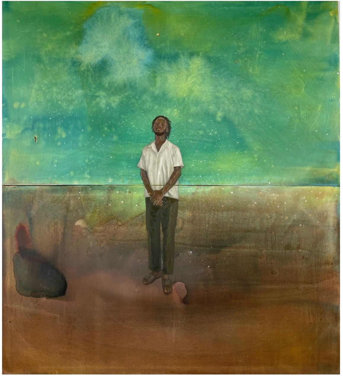 Christopher Samuel Idowu, Aboagye: Not a Mere Mortal (Diptych), 2025