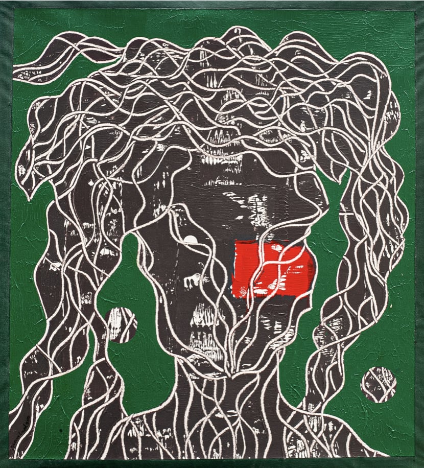 Busayo Lawal, Portrait of Mr Say Something no. 4, 2020