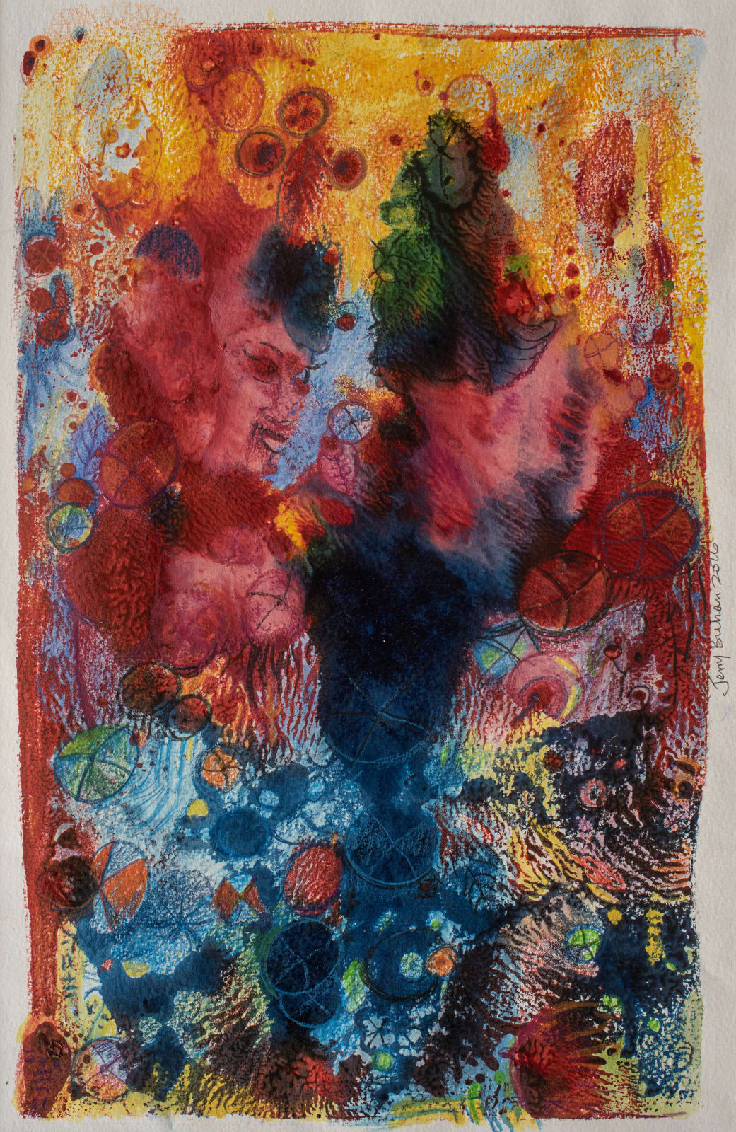 Jerry Buhari, Princess in a garden 2, 2016-2017