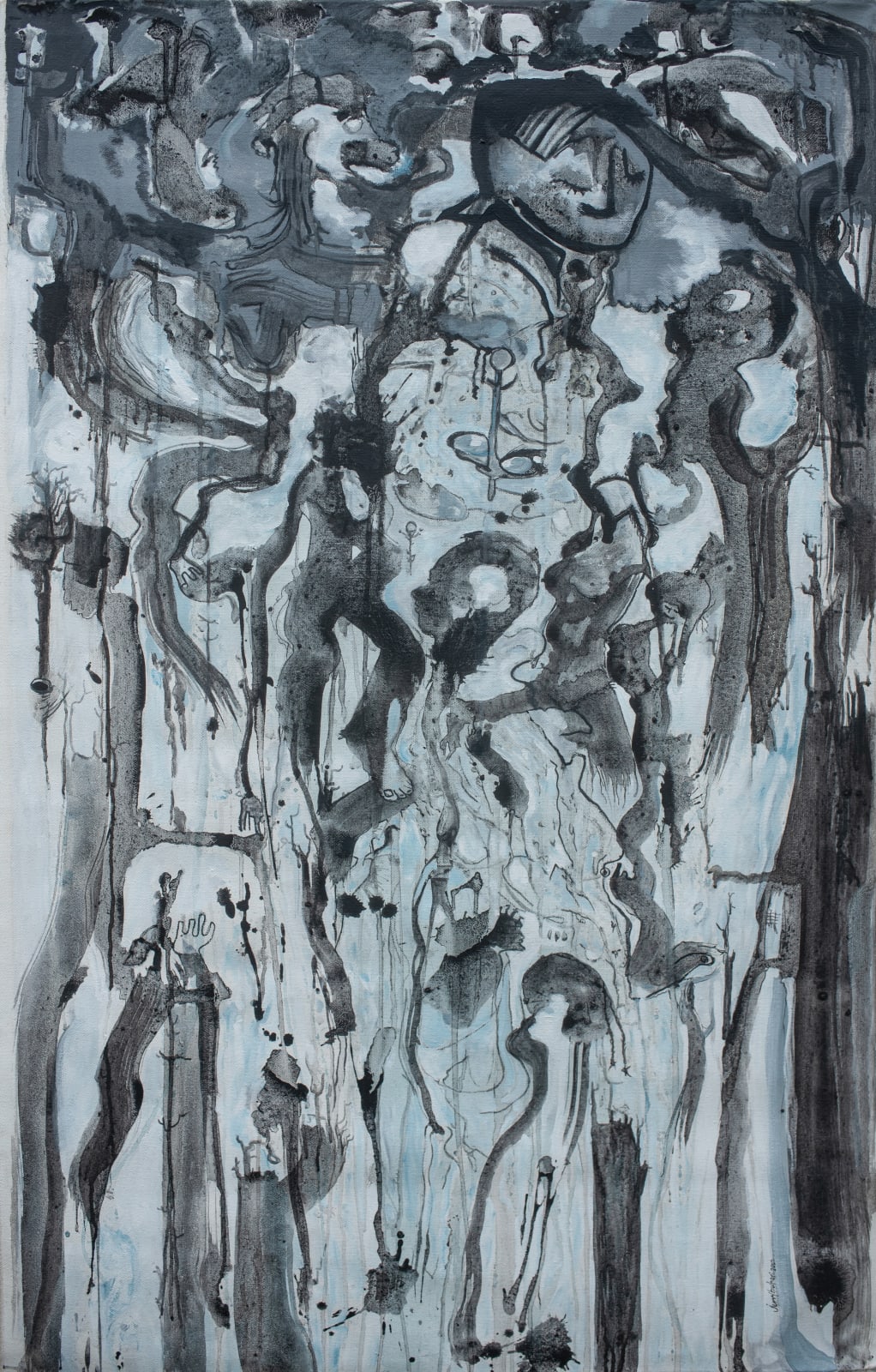 Jerry Buhari, Soft masquerades pretending to be iroko trees, 2022