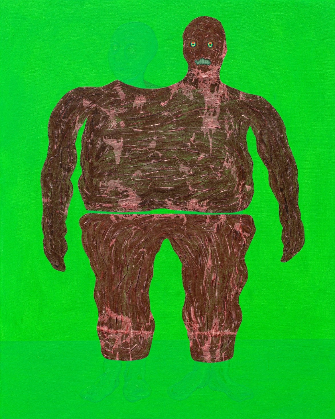 Thebe Phetogo, Proposition 6 - Composites, Painting 1, 2022