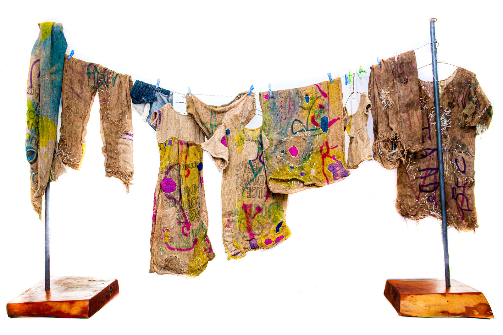Eva Obodo, Pensioner’s Clothesline, 2021