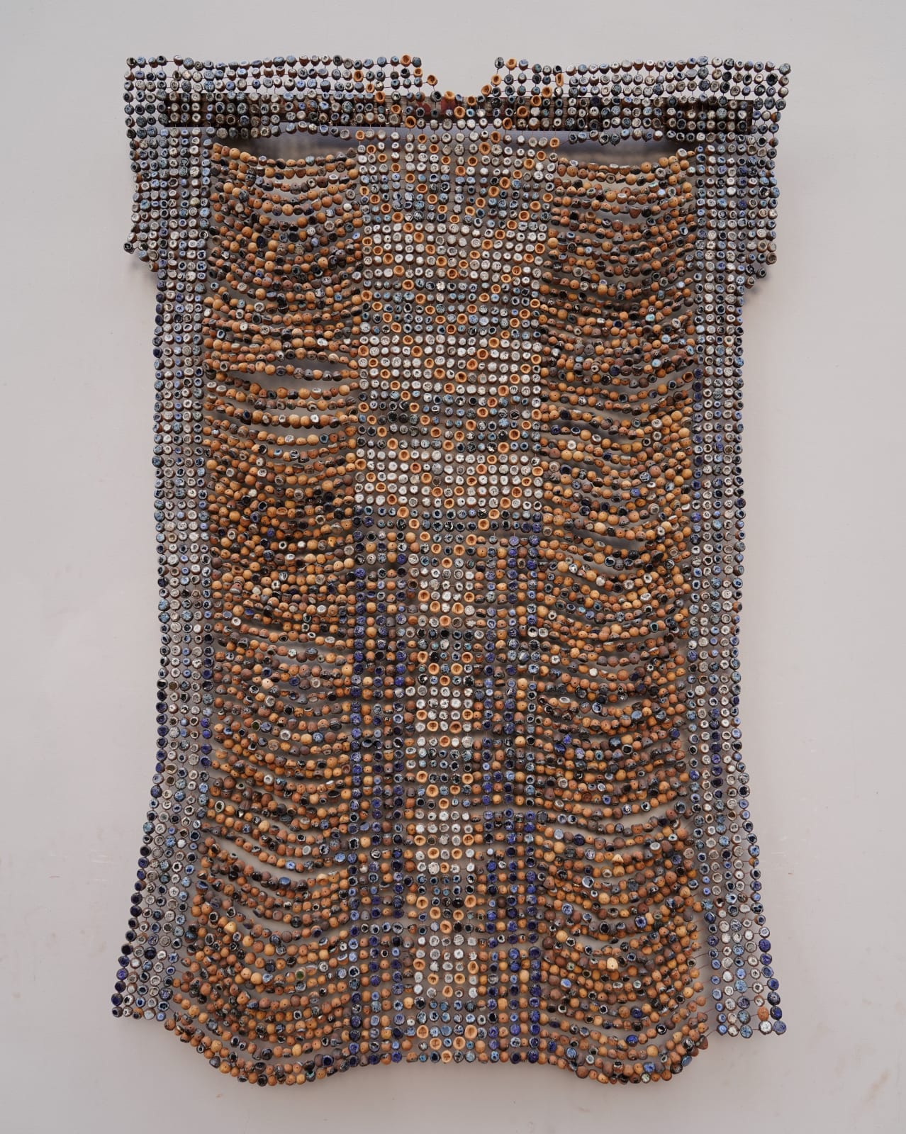 Ozioma Onuzulike, Beaded Royal Gown with V-Shaped Embroidery, 2024