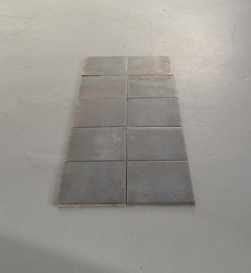 Carl Andre, 2 x 5 Iron Rectangle, 2008