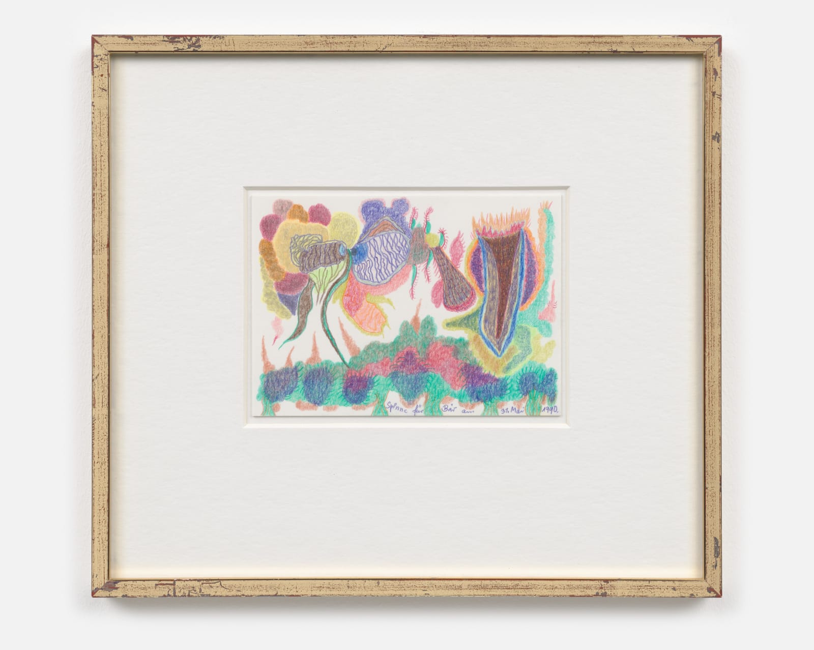 Ursula Schultze-Bluhm, Spinne für Bär am 31. Mai 1990, 1991