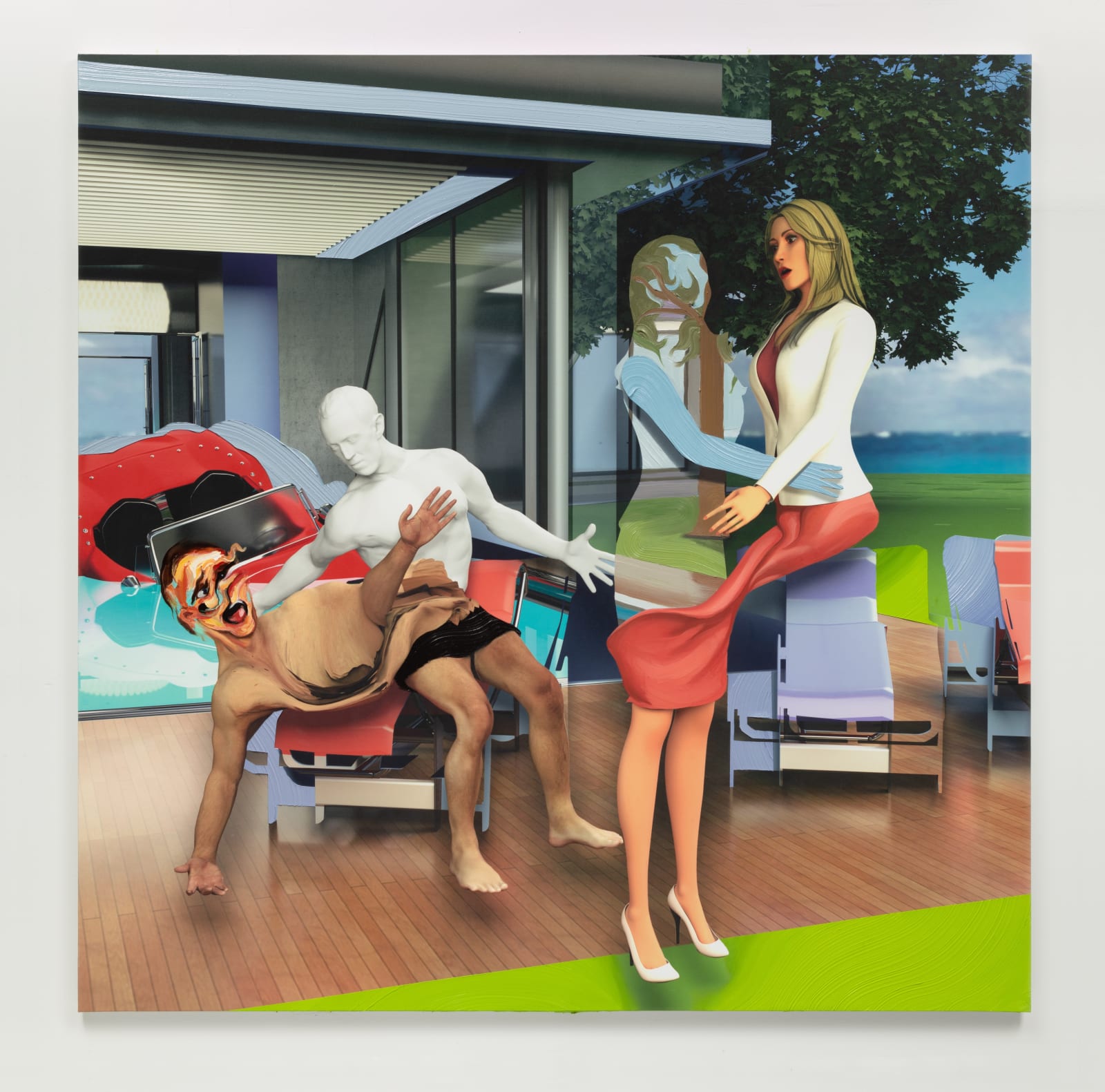 Pieter Schoolwerth, Akvadiskoteka (Rigged #4), 2021