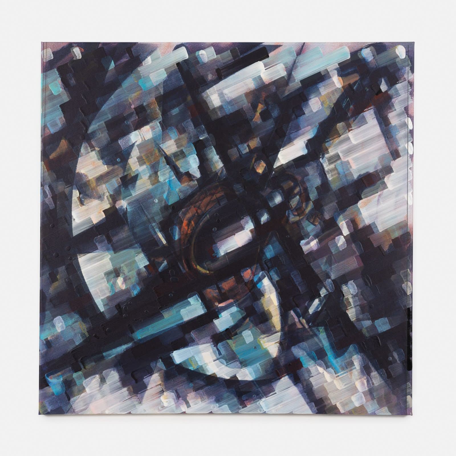 Simon Denny, Output 0216, 2025