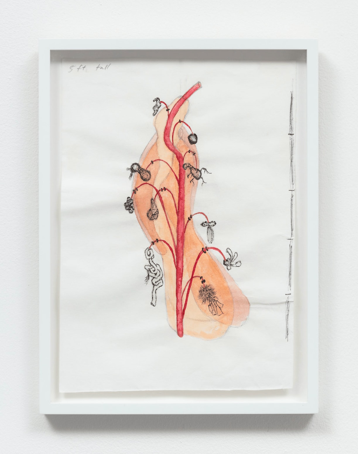Amy Lien & Enzo Camacho, Preliminary sketch for 'Fire Monkey Fries Expectations' (Art Basel) GUAN YIN, 2018