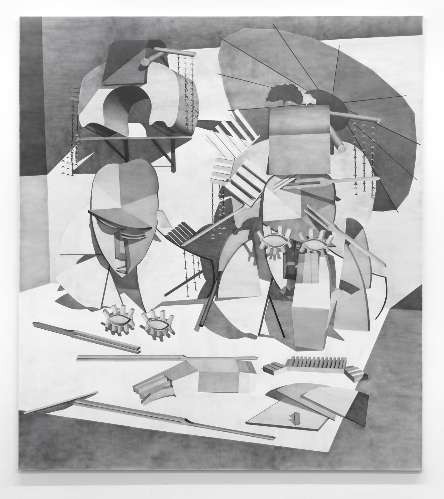 Avery Singer, The Great Muses, 2013