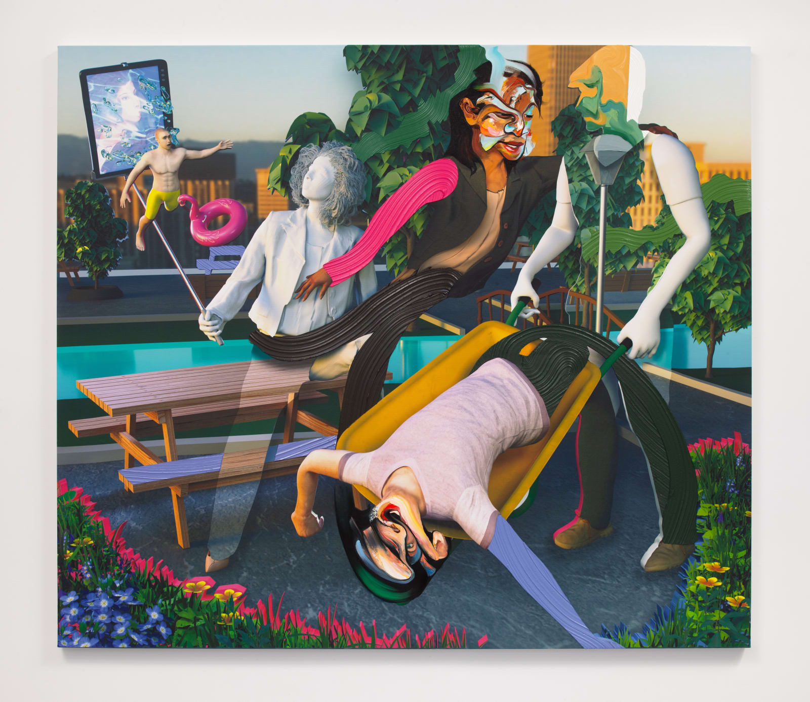 Pieter Schoolwerth, The Grand Reopening (Rigged #21), 2021