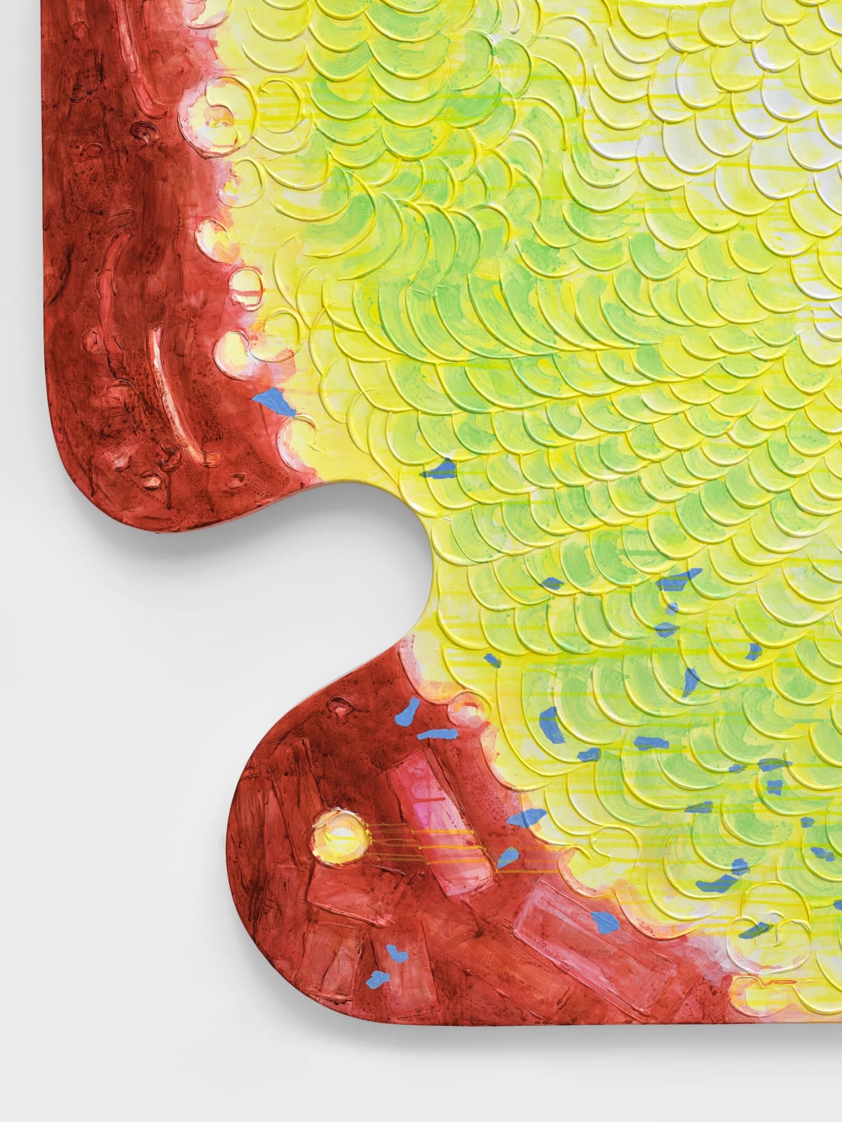 Guan Xiao, A hatful of gleaming fish, 2025