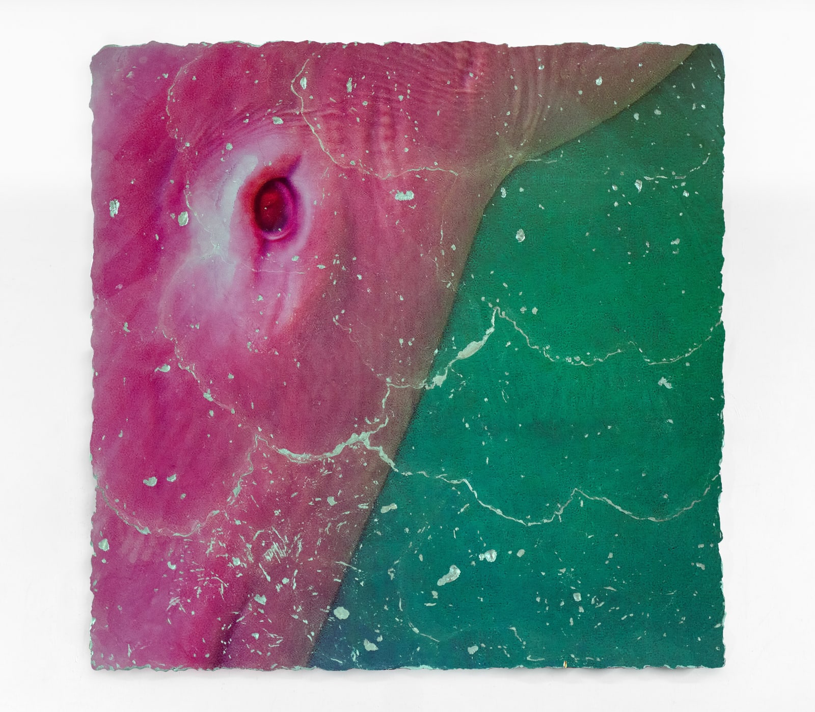 Katja Novitskova, Earthware (soft approximation, beluga 01), 2022
