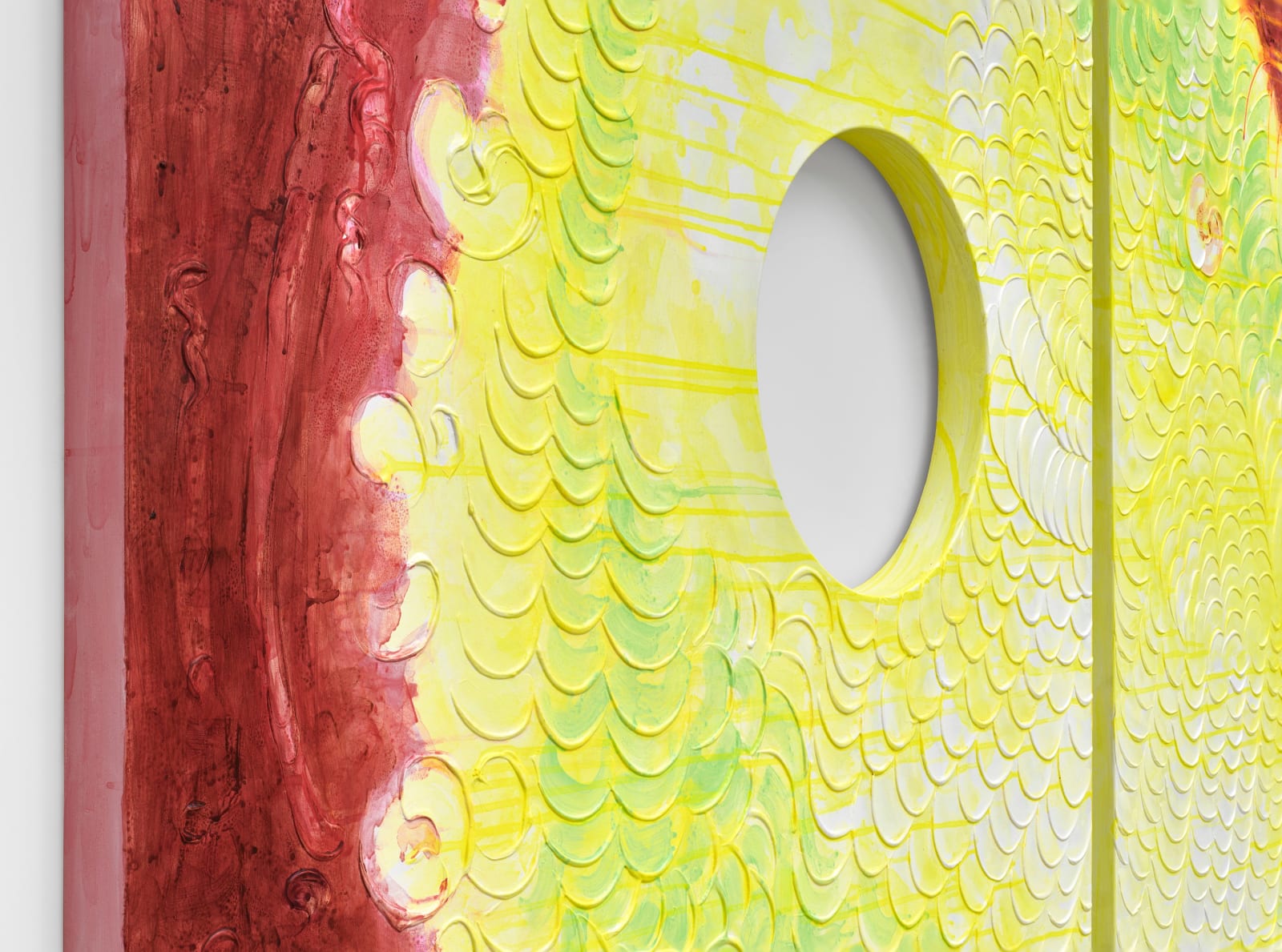 Guan Xiao, A hatful of gleaming fish, 2025