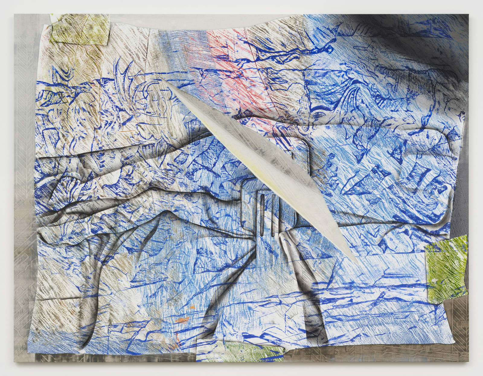 Alex Carver, The Patient is Positioned and Draped (verso), 2024