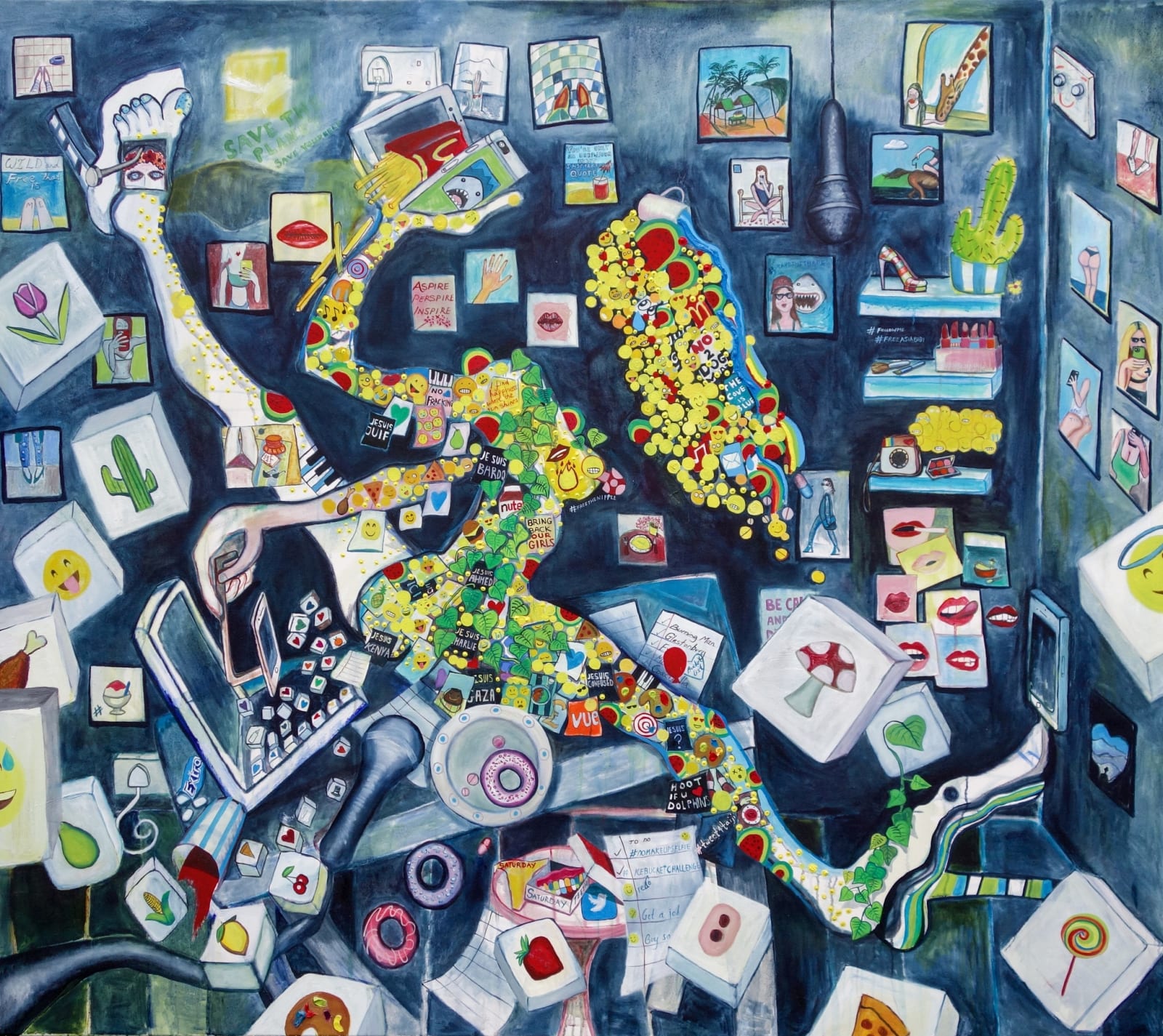 Celina Teague, I Think Therefore I # , 2015