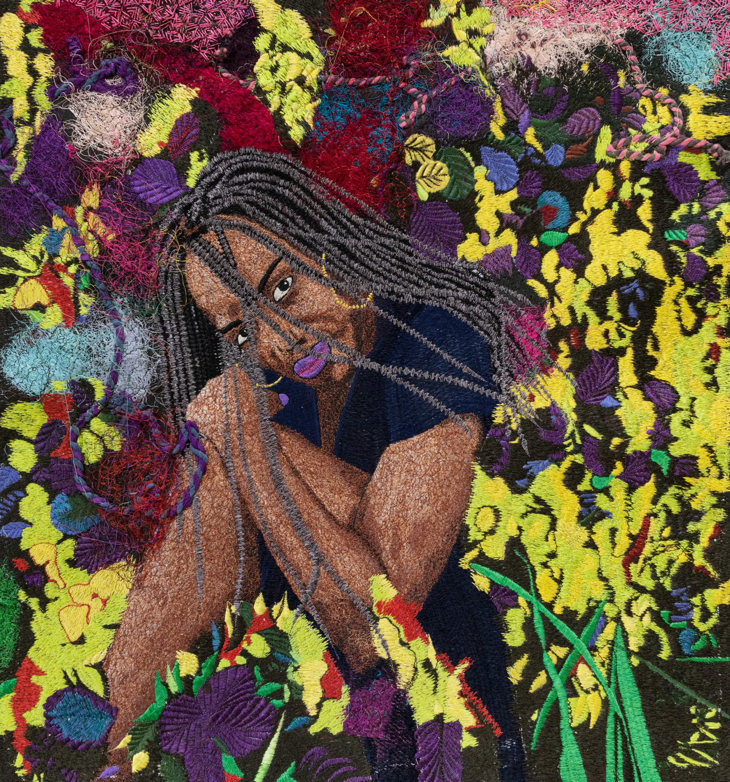 Kimathi Mafafo, Emerging Into Self V, 2023