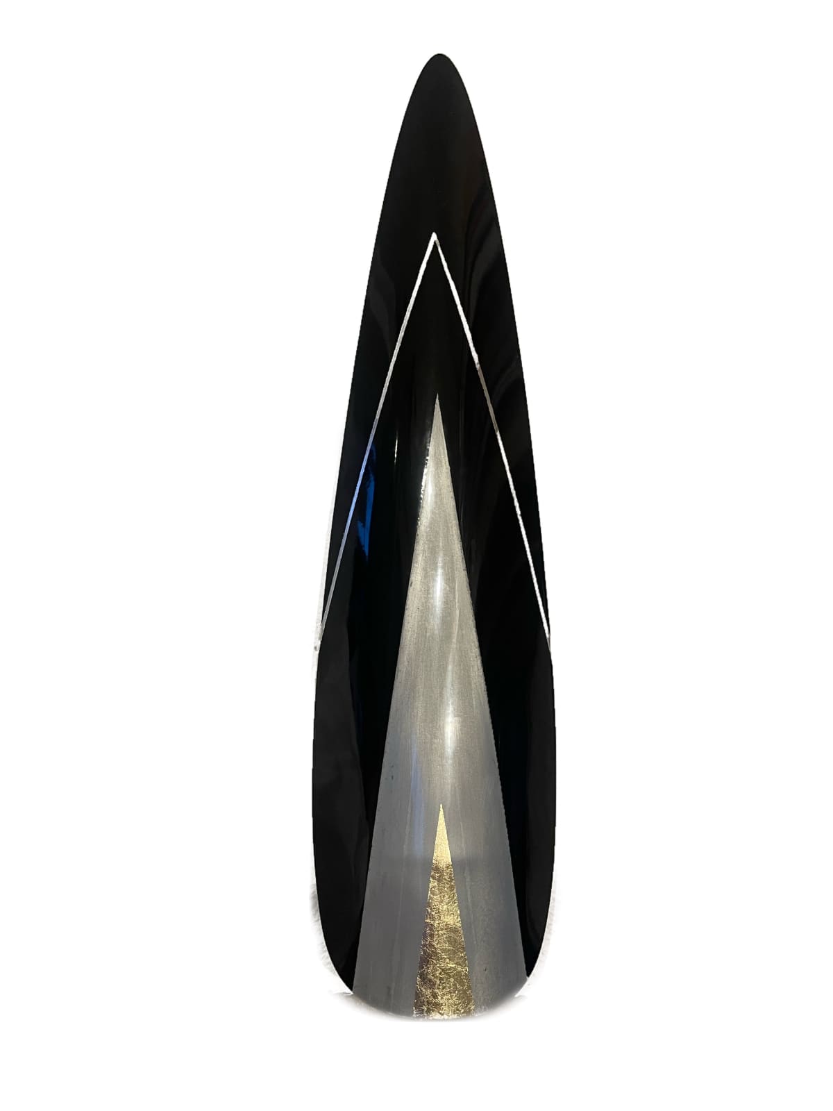 Makiko Harris, Silver Noir Stiletto Nail,, 2025