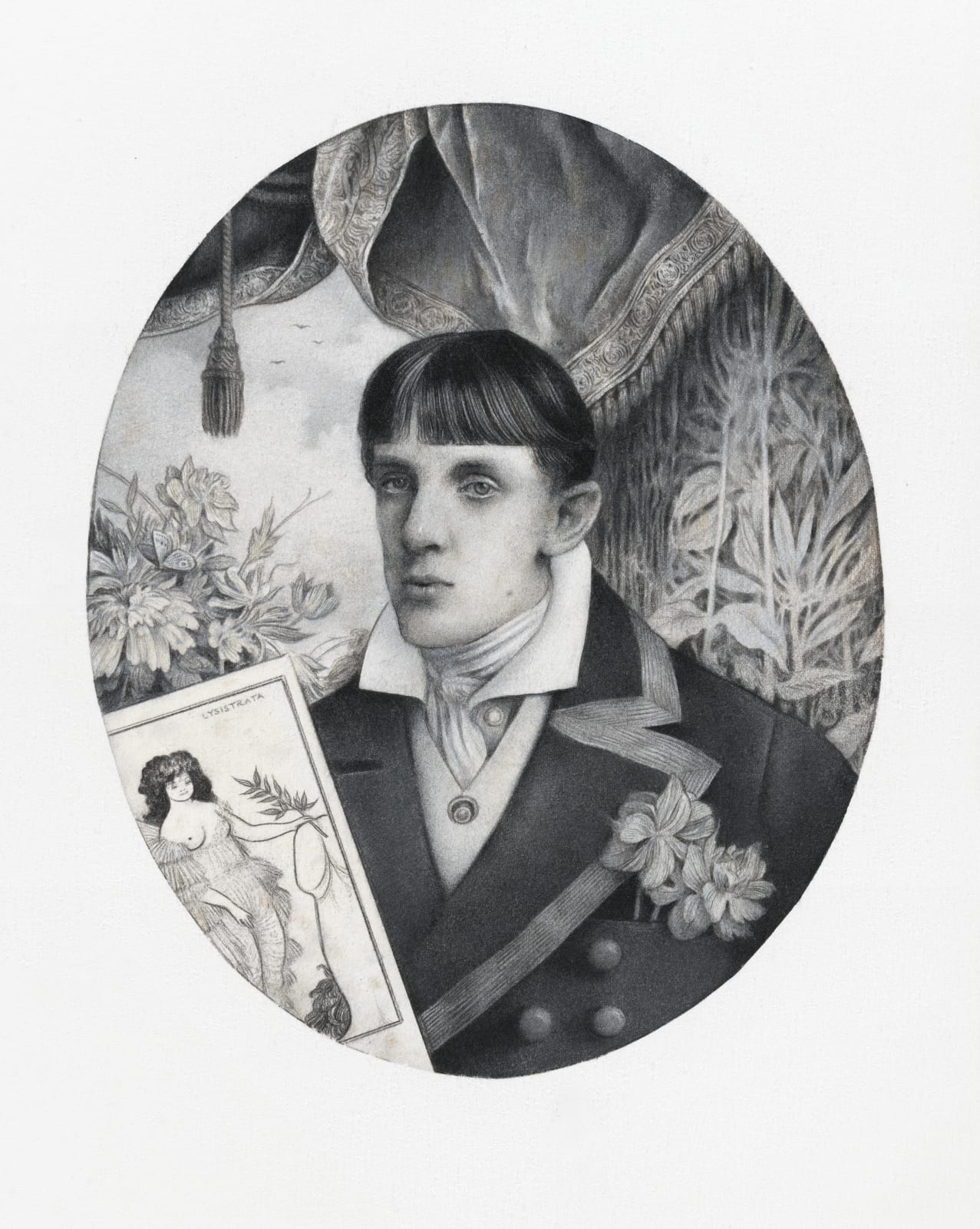 Sverre Malling, Portrait of Aubrey Beardsley (1872 - 1898), 2020