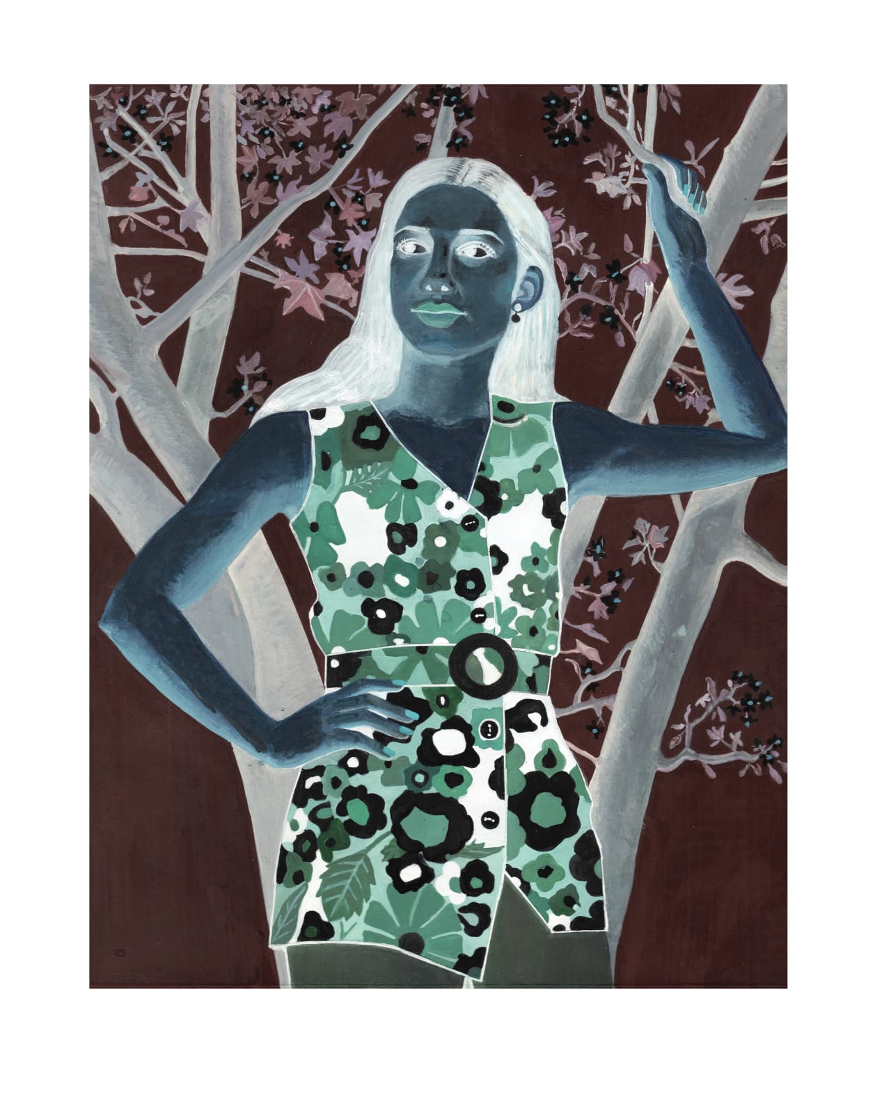 Soheila Sokhanvari, Love Atomic (Portrait of Googoosh), 2024
