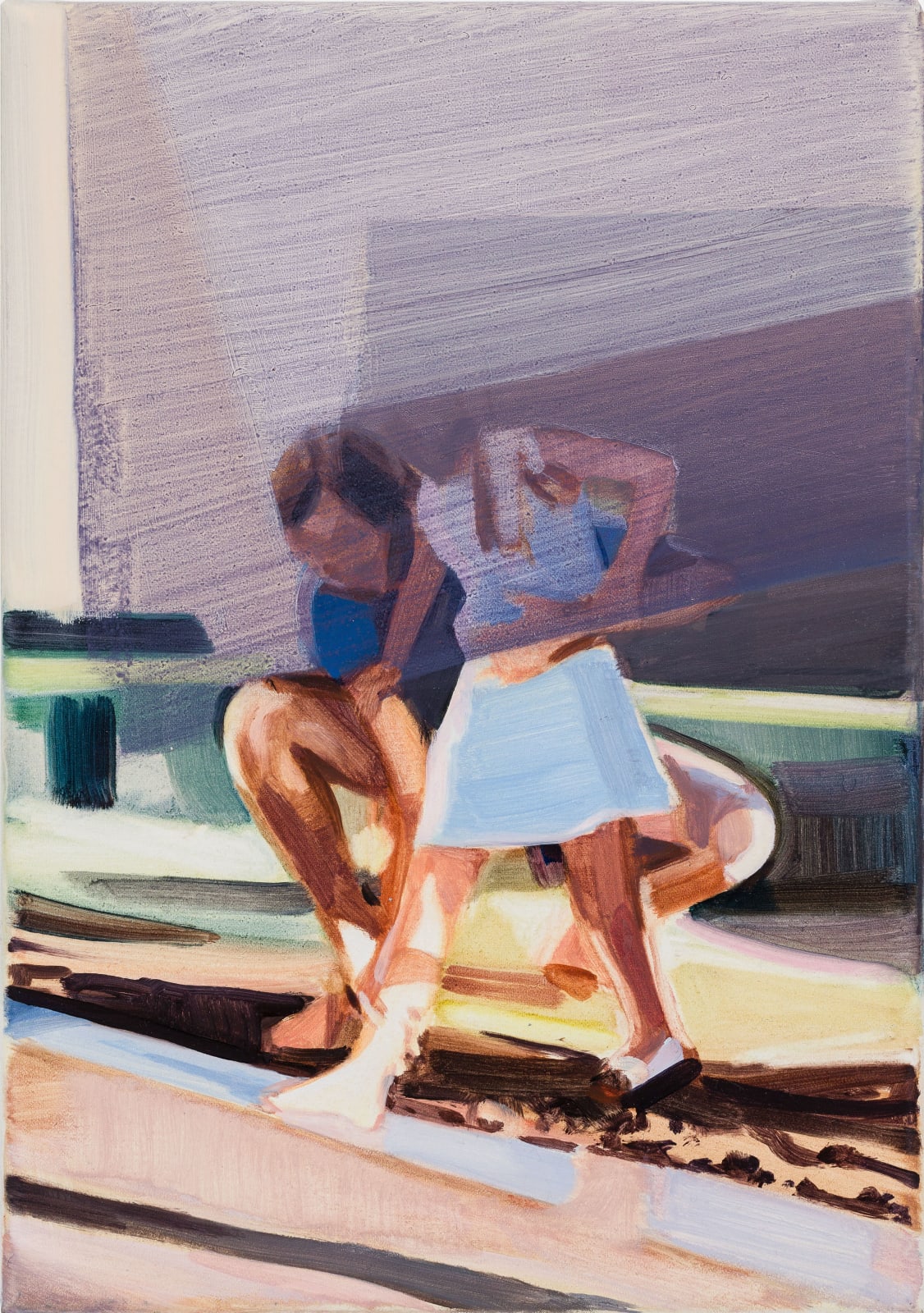 Christiane Pooley, Sunlight series: Foot Mark, 2021