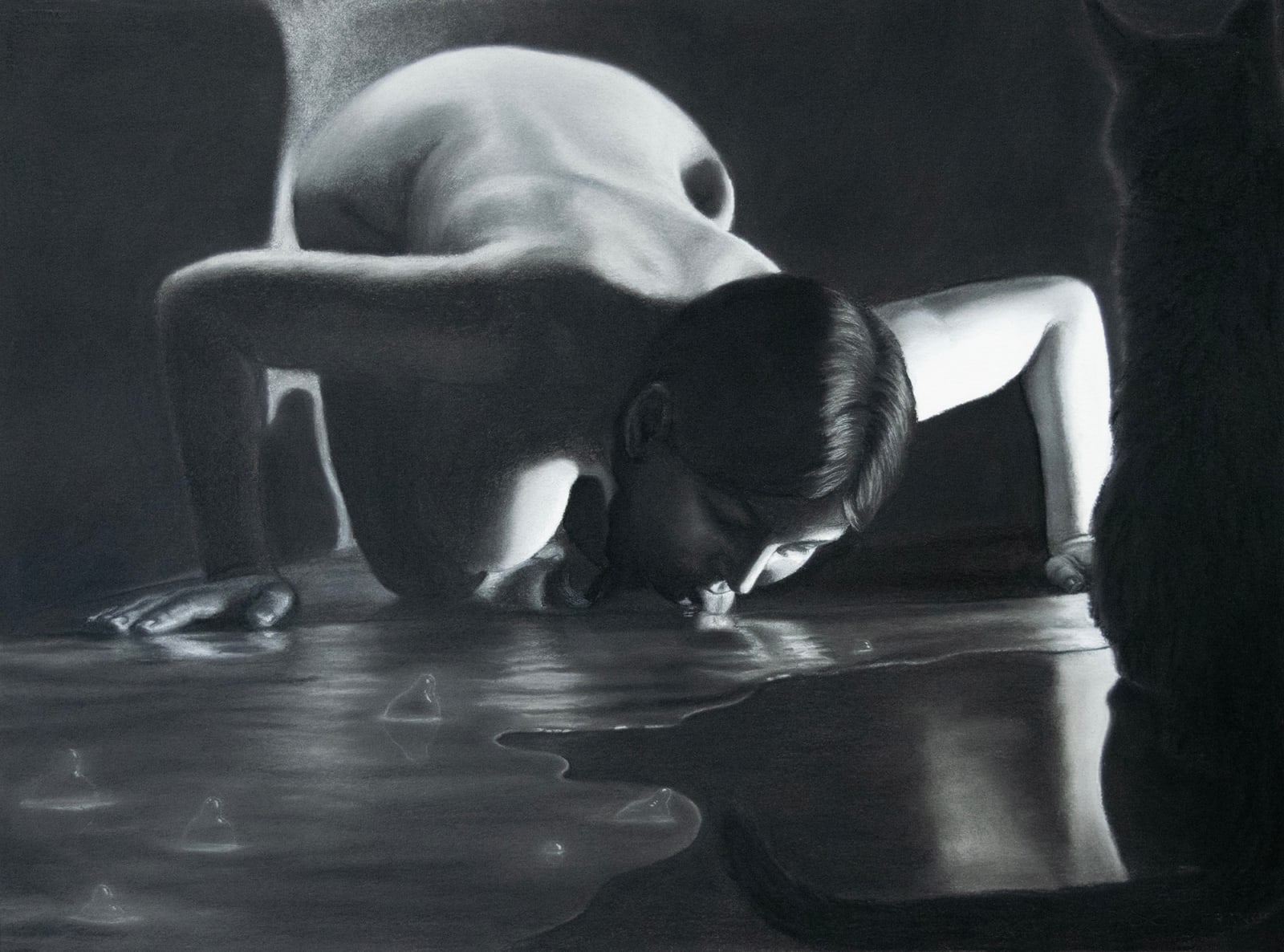 Jamie Luoto, Study for At the Event Horizon, 2024