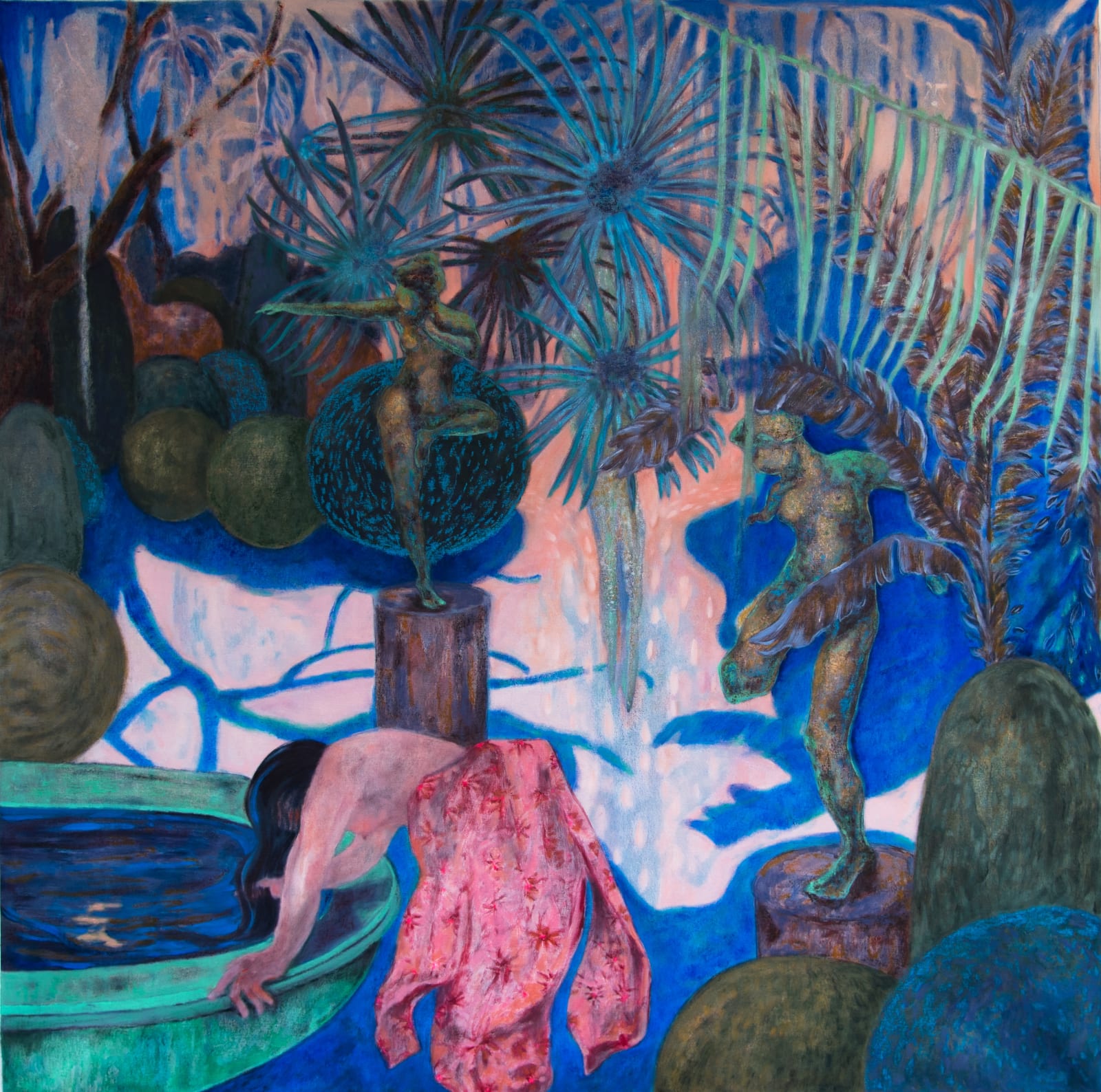Tuan Vu, Wet Red Kimono, 2023