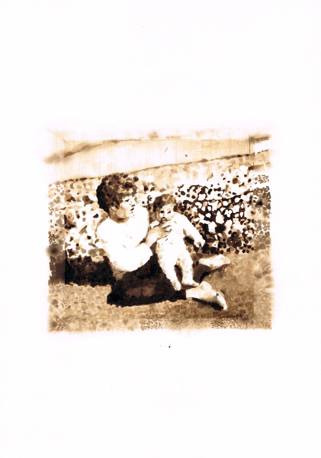 Soheila Sokhanvari, Mother and Child, 2015