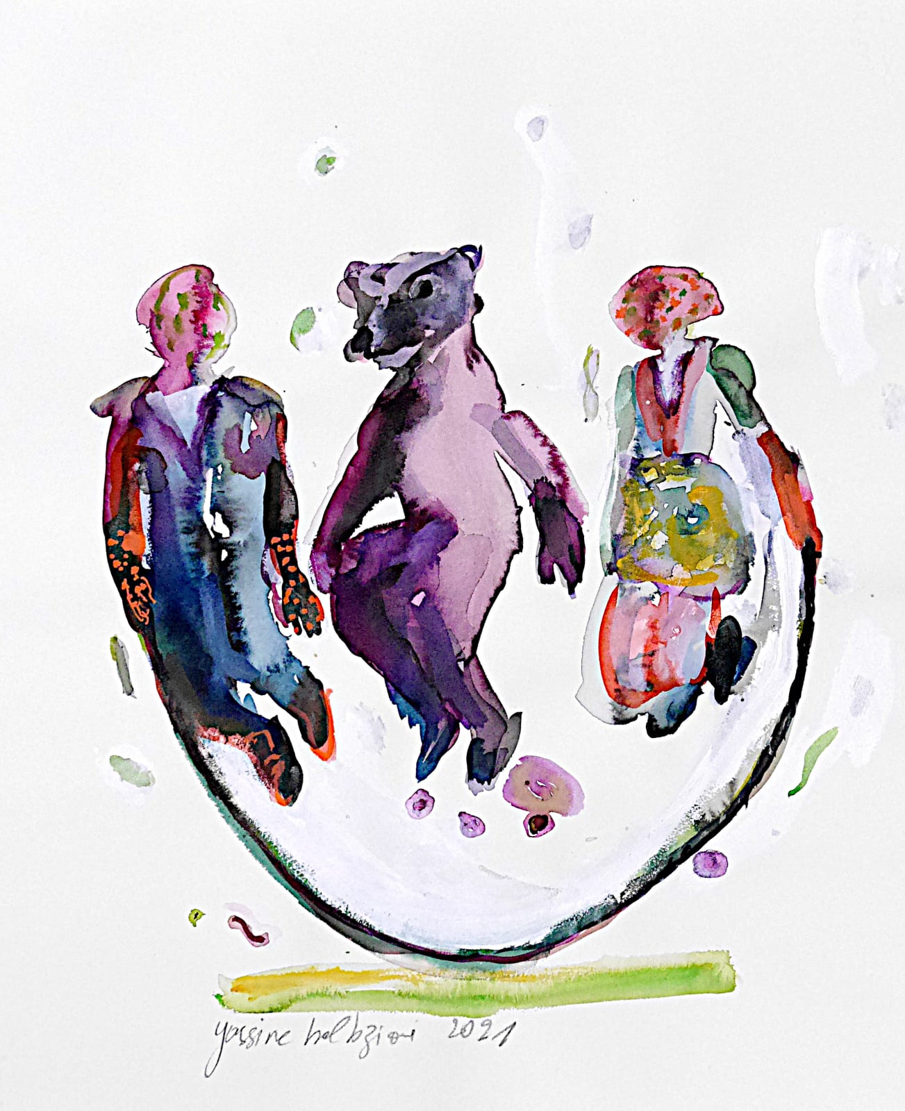 Yassine Balbzioui, Untitled 4, 2021