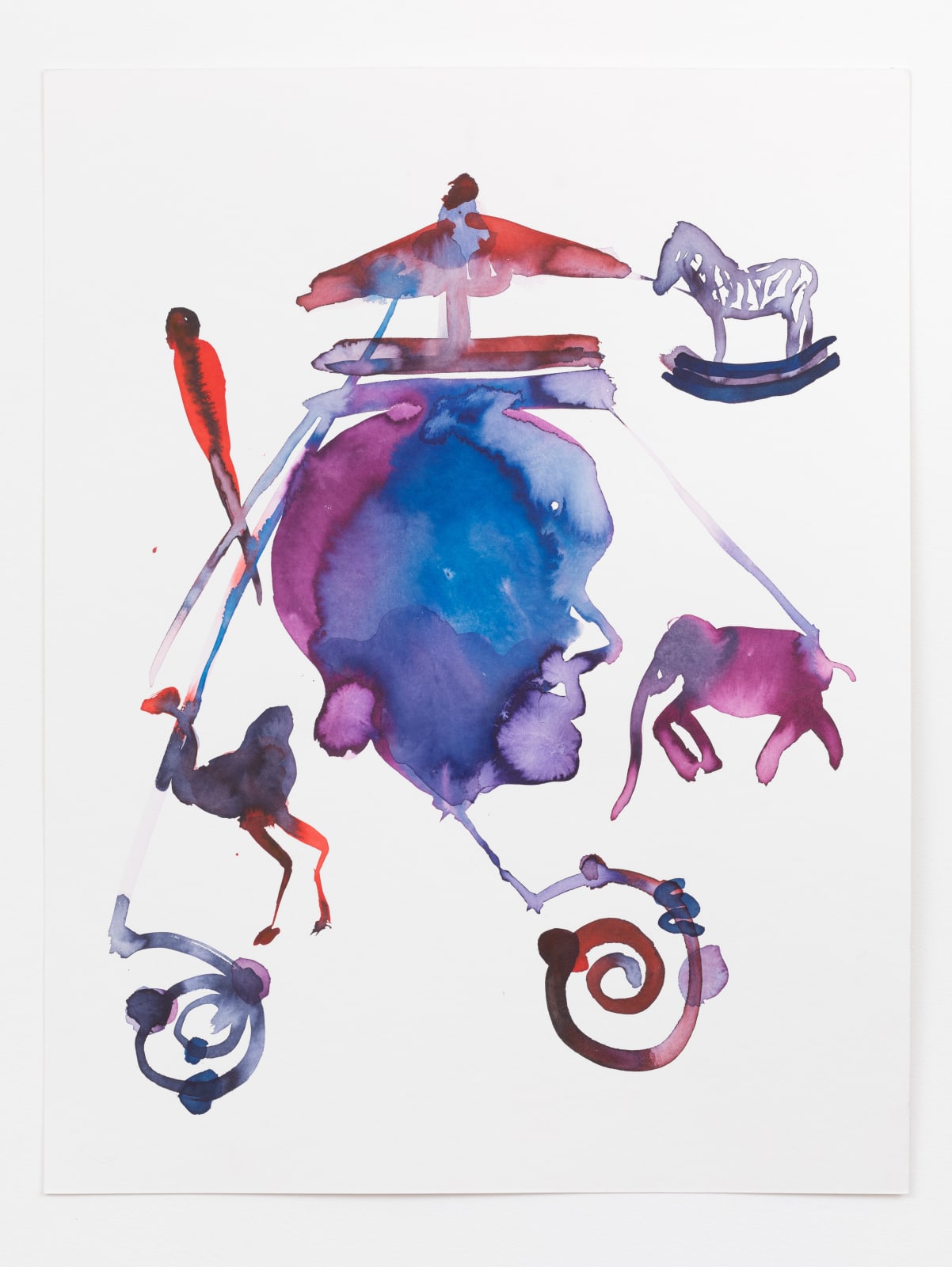 Yassine Balbzioui, The Circus in my Head 33, 2024